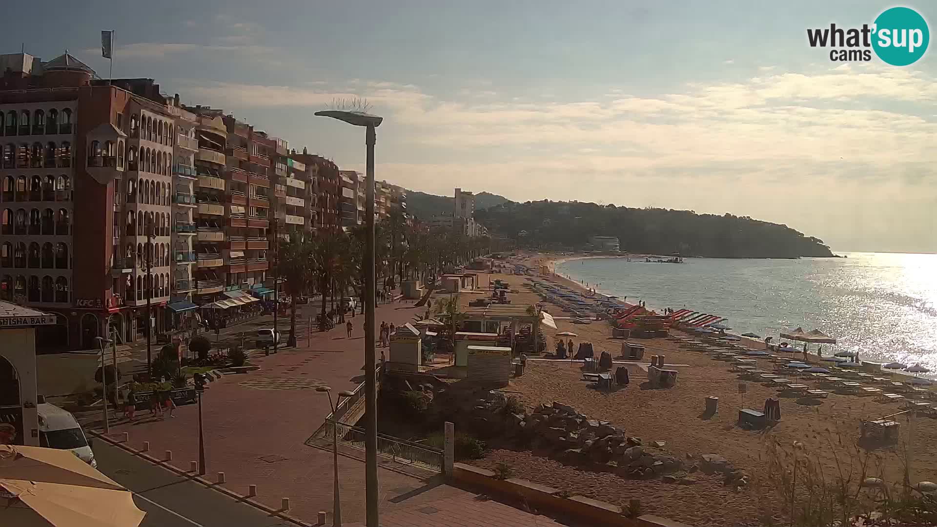 Webcam Lloret de Mar – Zentralen Strand