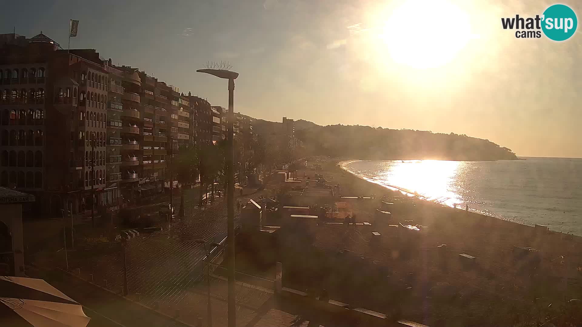 Webcam Lloret de Mar – the main beach – – Costa Brava – Spain
