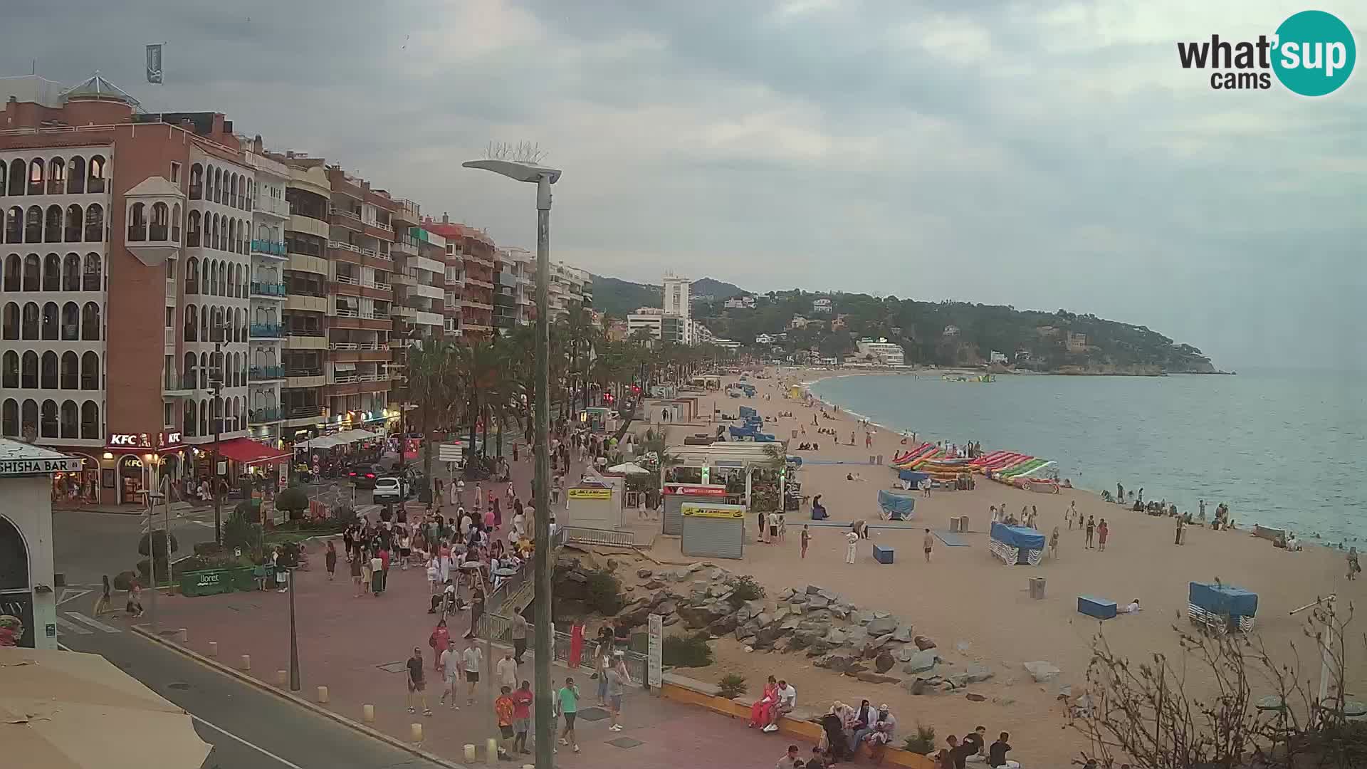 Webcam Lloret de Mar – Central beach