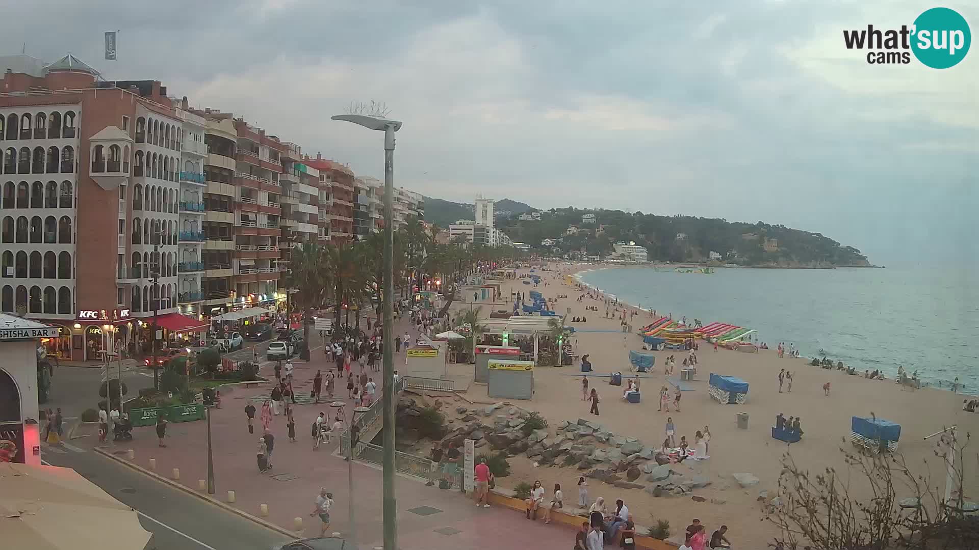 Webcam Lloret de Mar – Central beach
