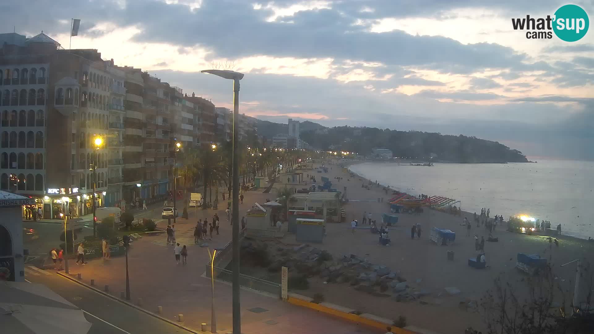Webcam Lloret de Mar – the main beach – – Costa Brava – Spain