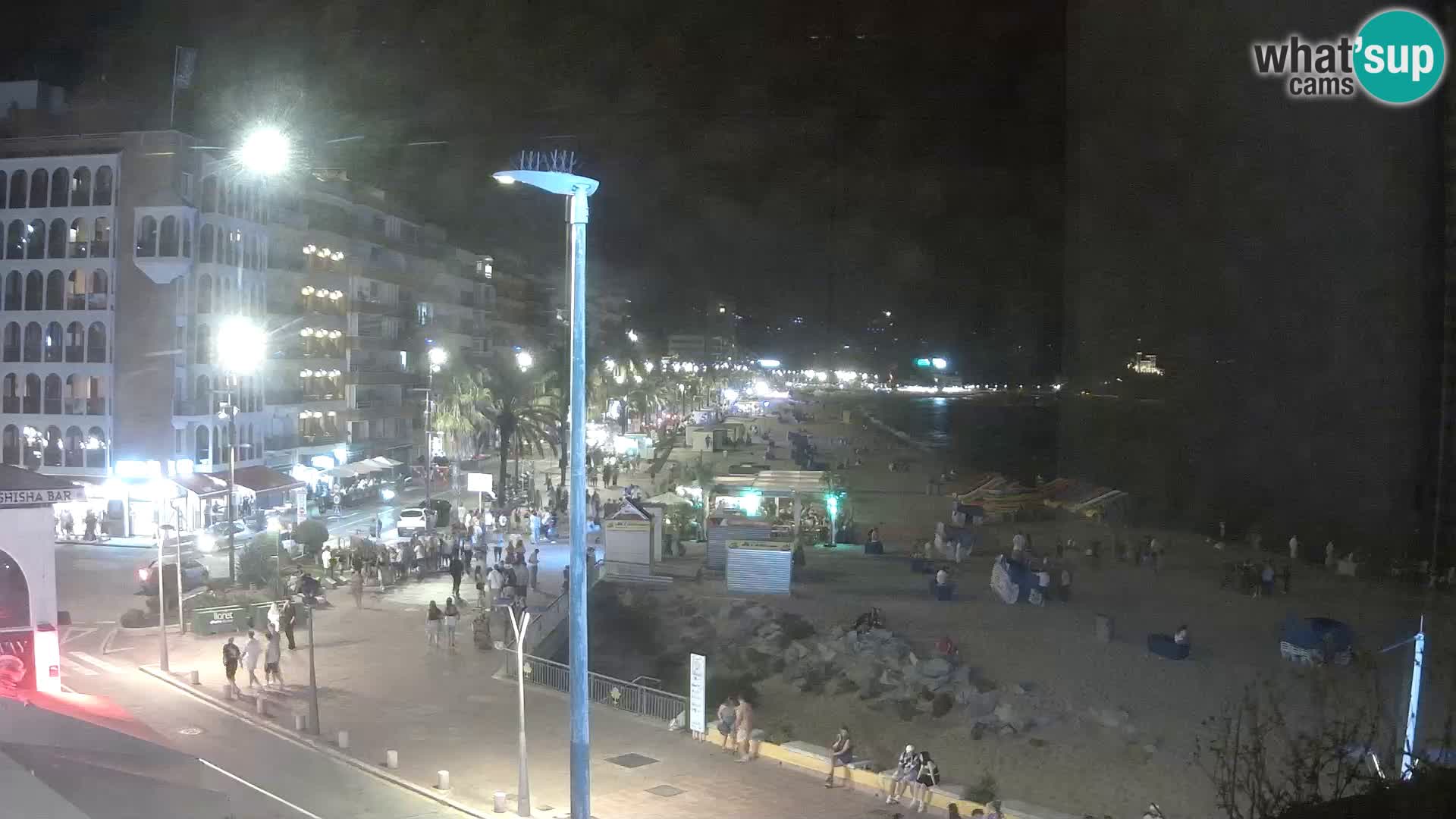 Webcam Lloret de Mar – the main beach – – Costa Brava – Spain