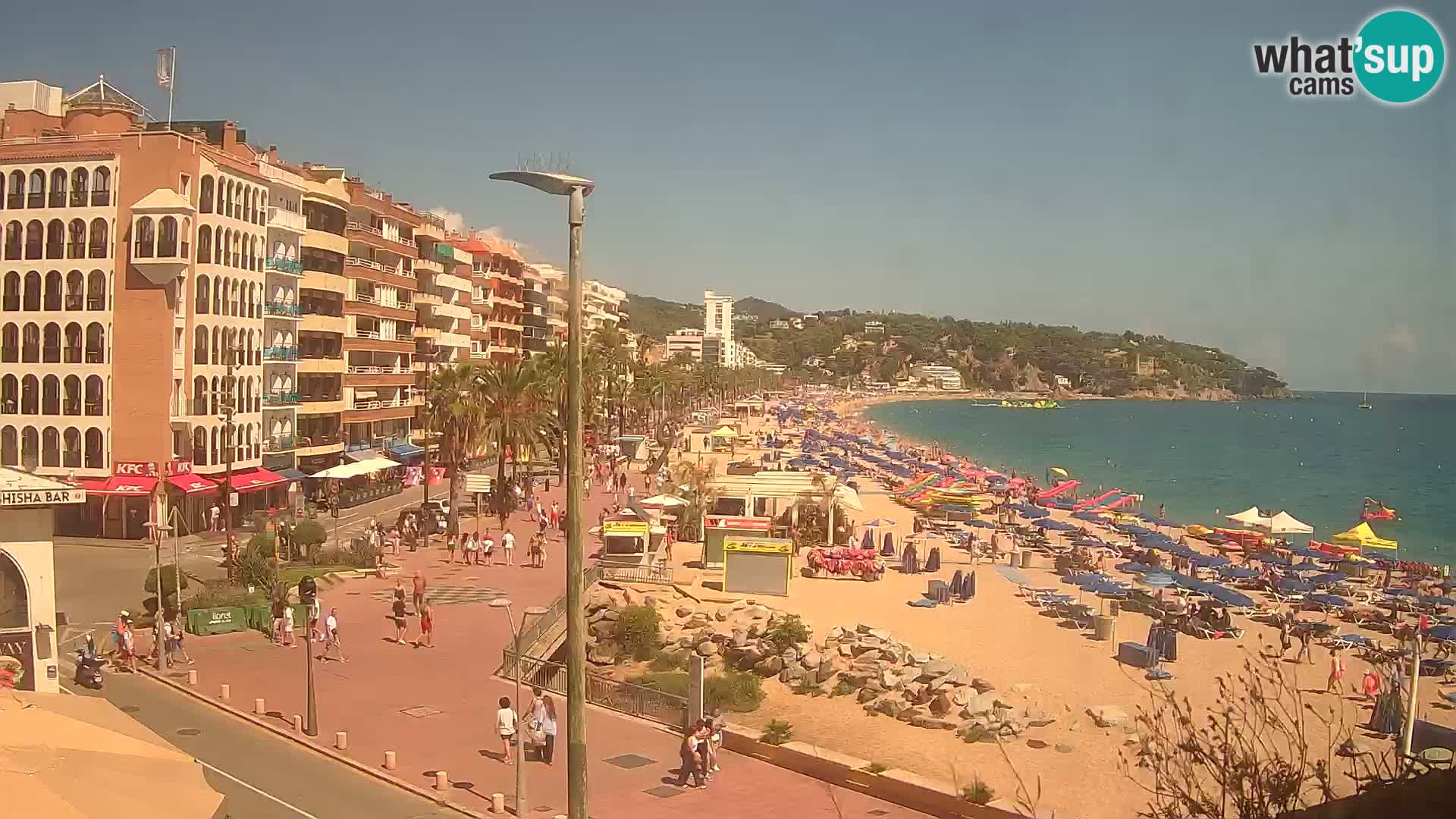 Web kamera Lloret de Mar – plaža