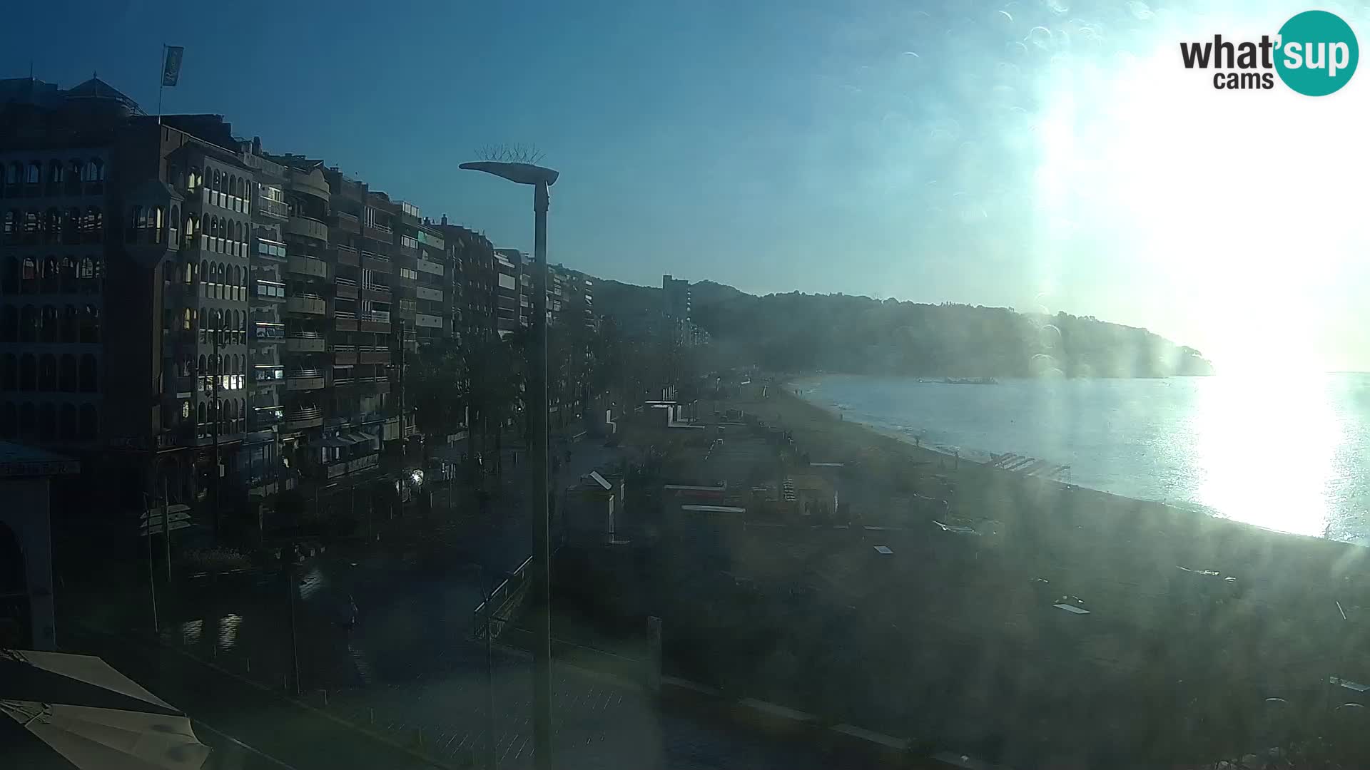 Webcam Lloret de Mar – the main beach – – Costa Brava – Spain
