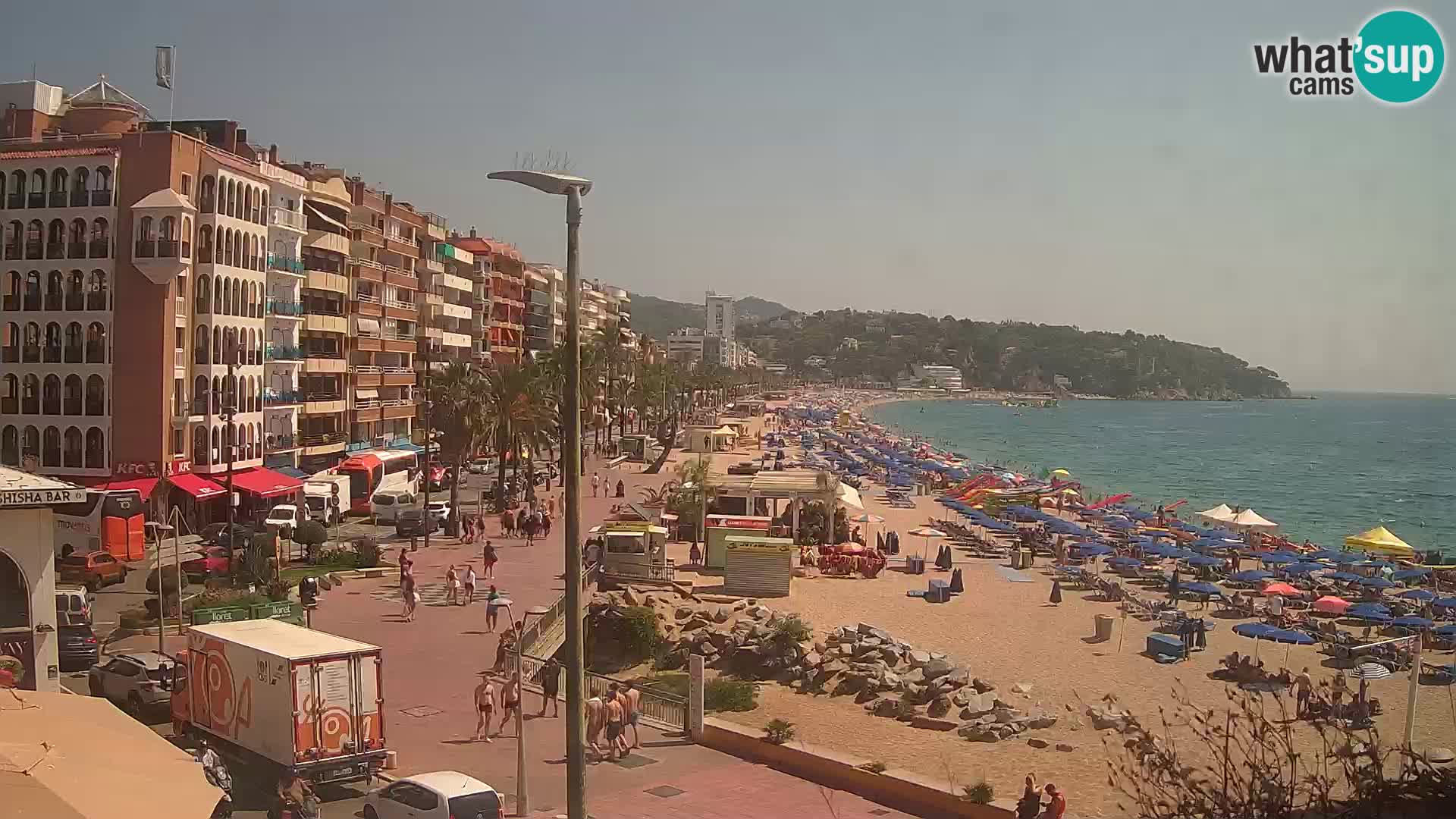 Kamera v živo Lloret de Mar – plaža
