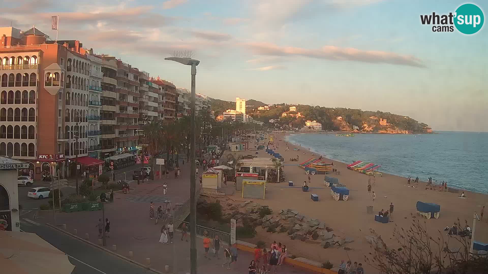 Kamera v živo Lloret de Mar – plaža