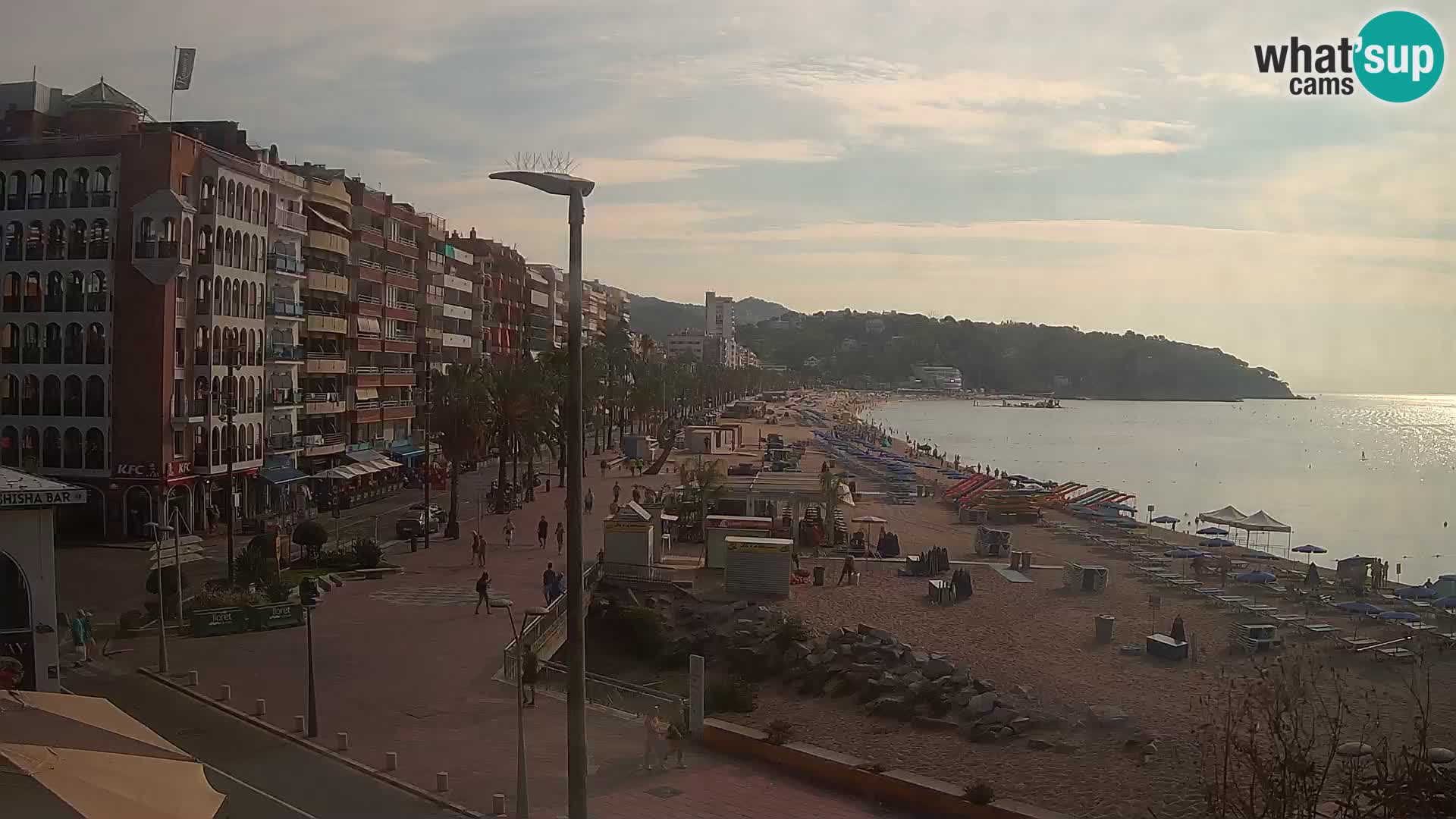 Webcam Live Lloret de Mar – La plage