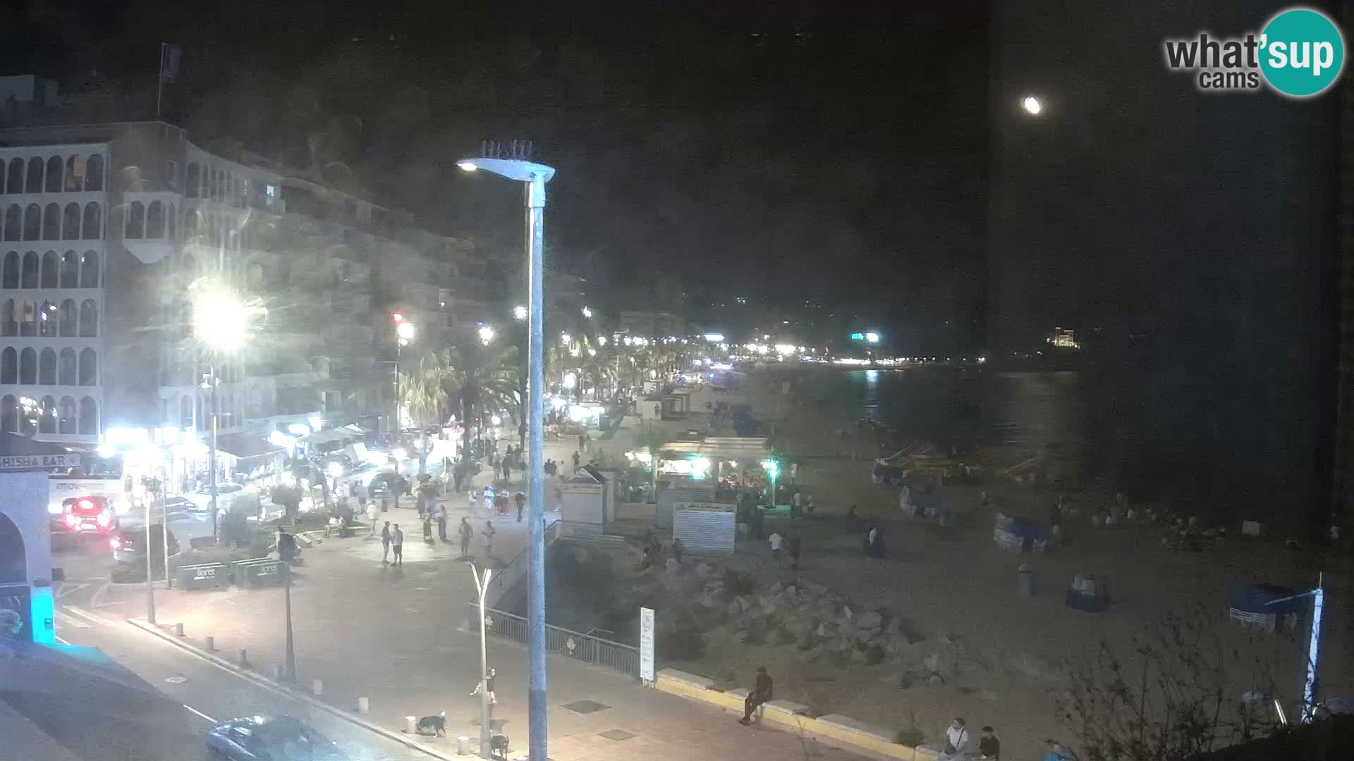 Webcam Lloret de Mar – the main beach – – Costa Brava – Spain