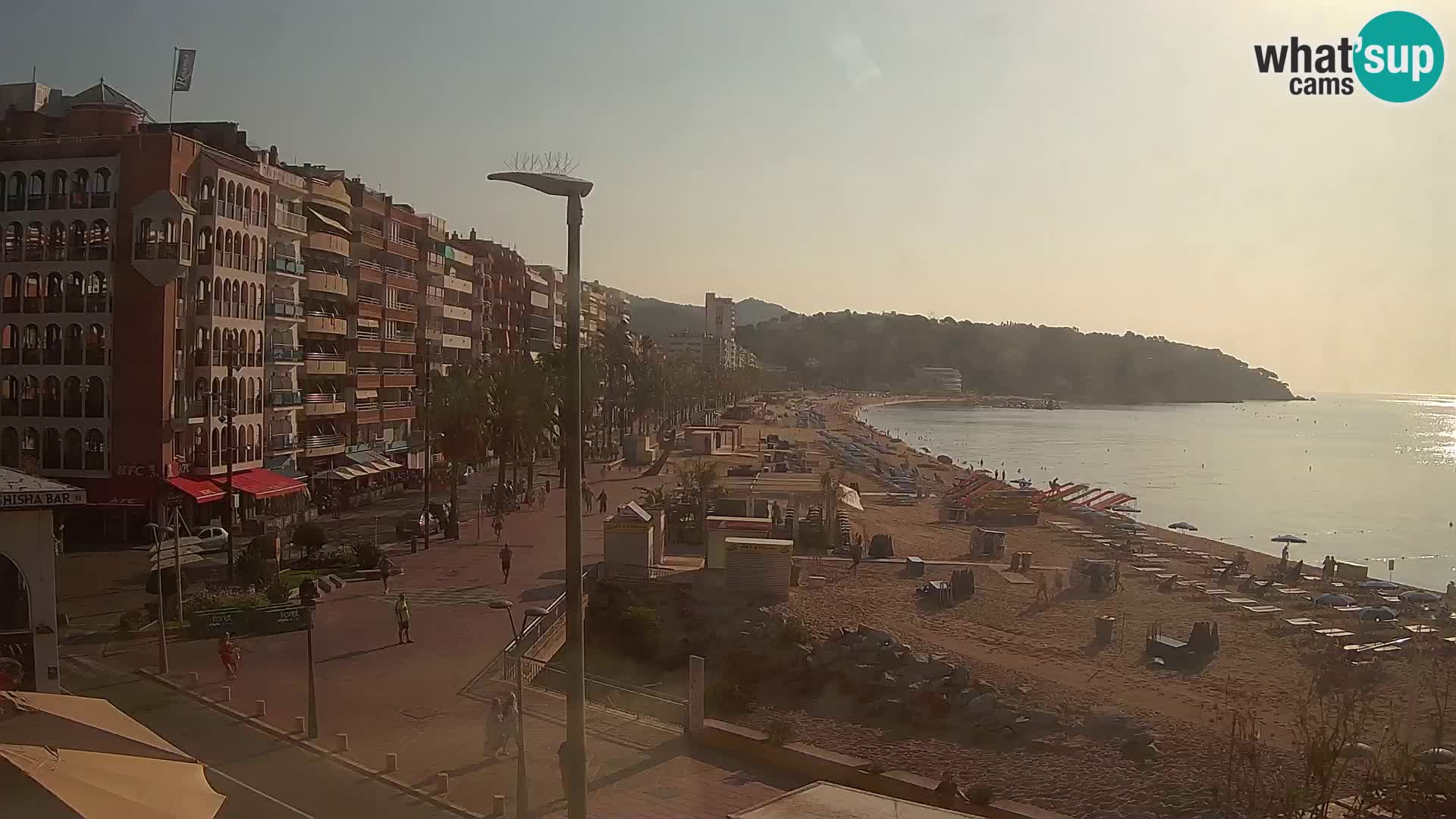 Webcam Lloret de Mar – the main beach – – Costa Brava – Spain