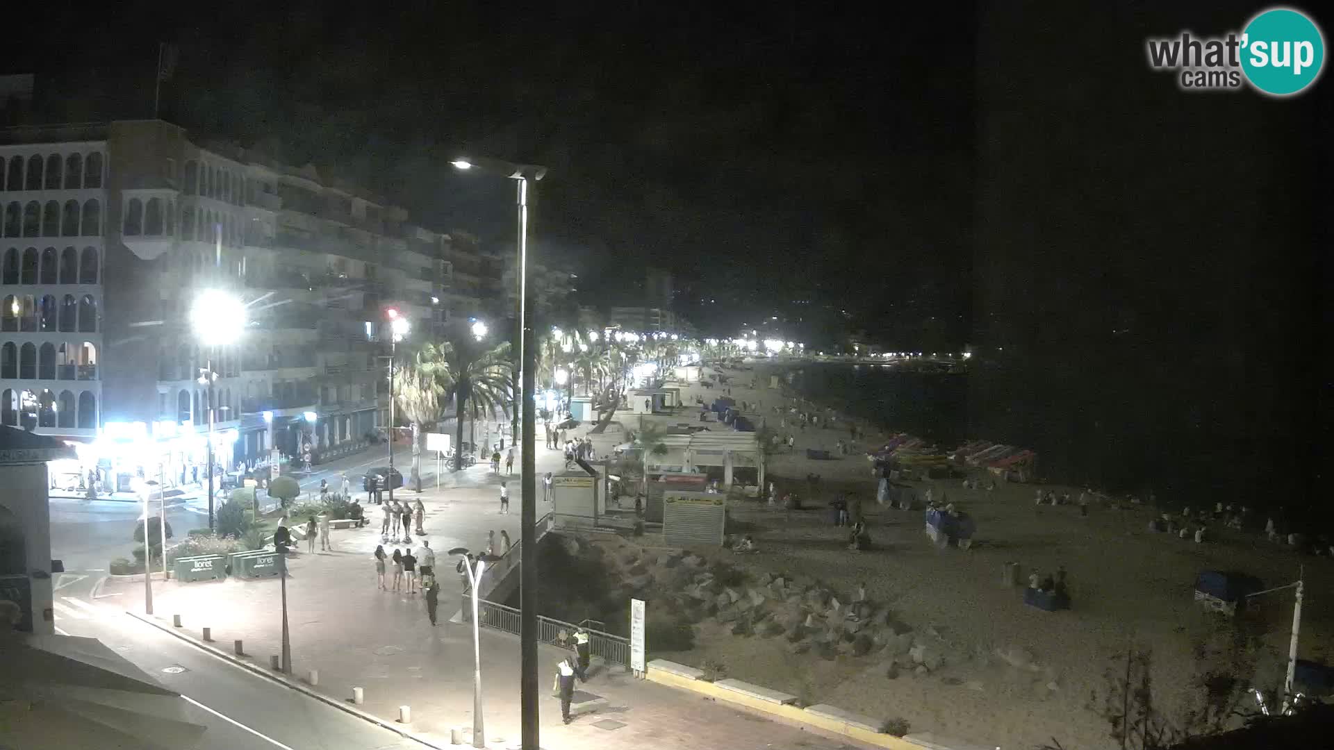 Webcam Lloret de Mar – the main beach – – Costa Brava – Spain