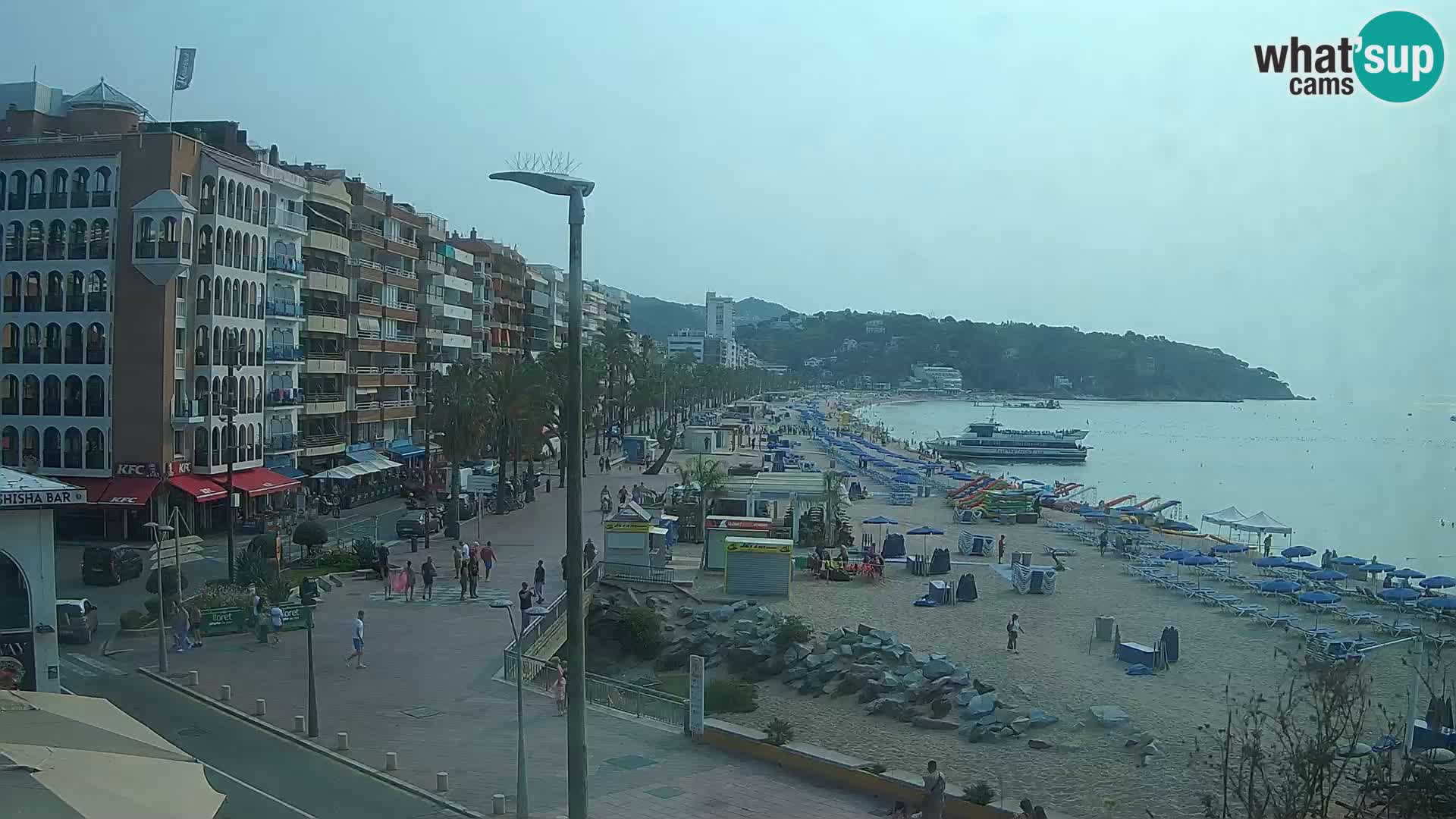 Web kamera Lloret de Mar – glavna plaža
