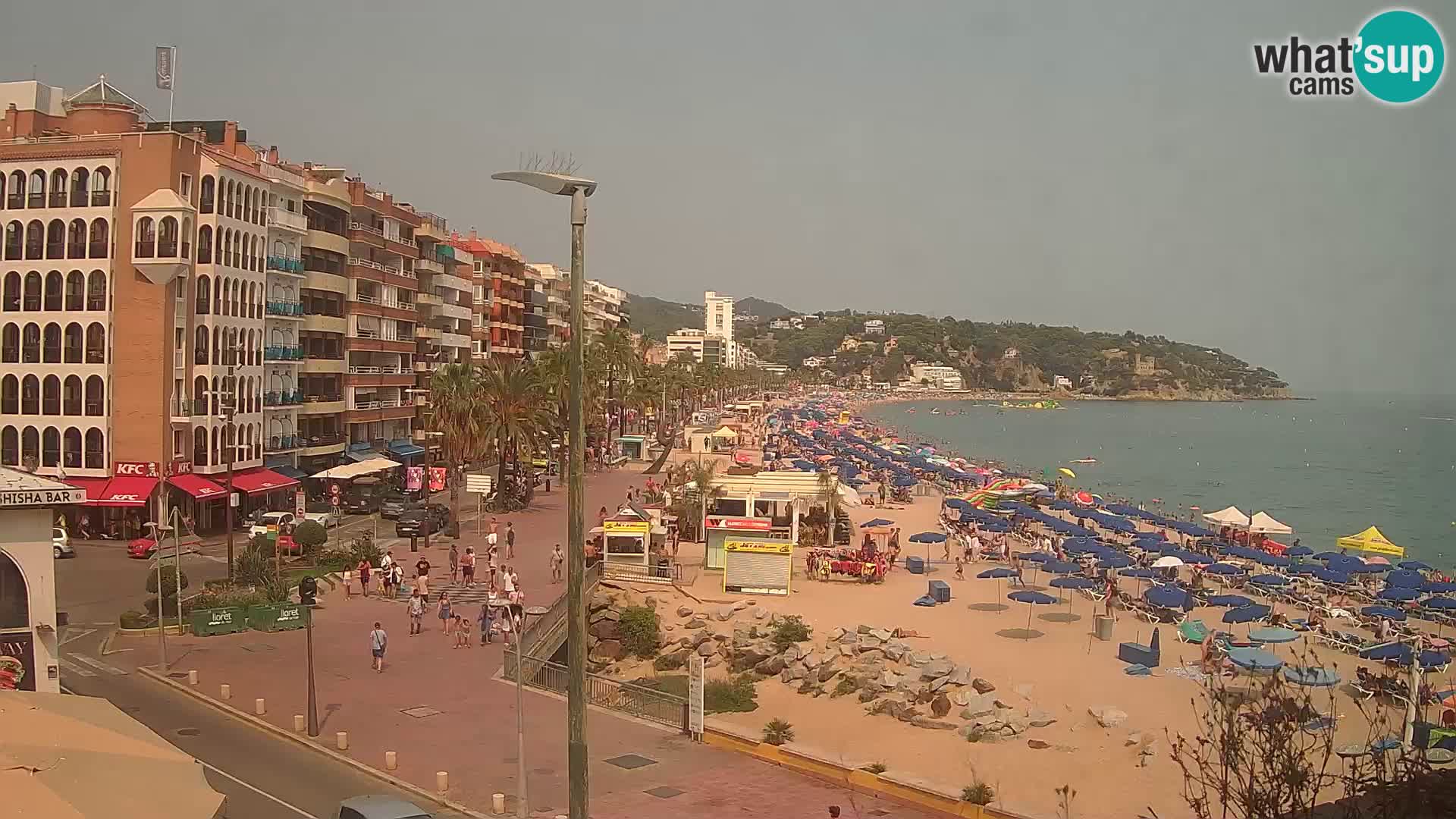 Webcam live Lloret de Mar – la spiaggia principale