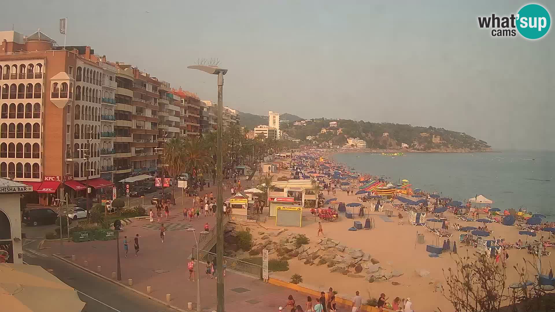 Web kamera Lloret de Mar – plaža