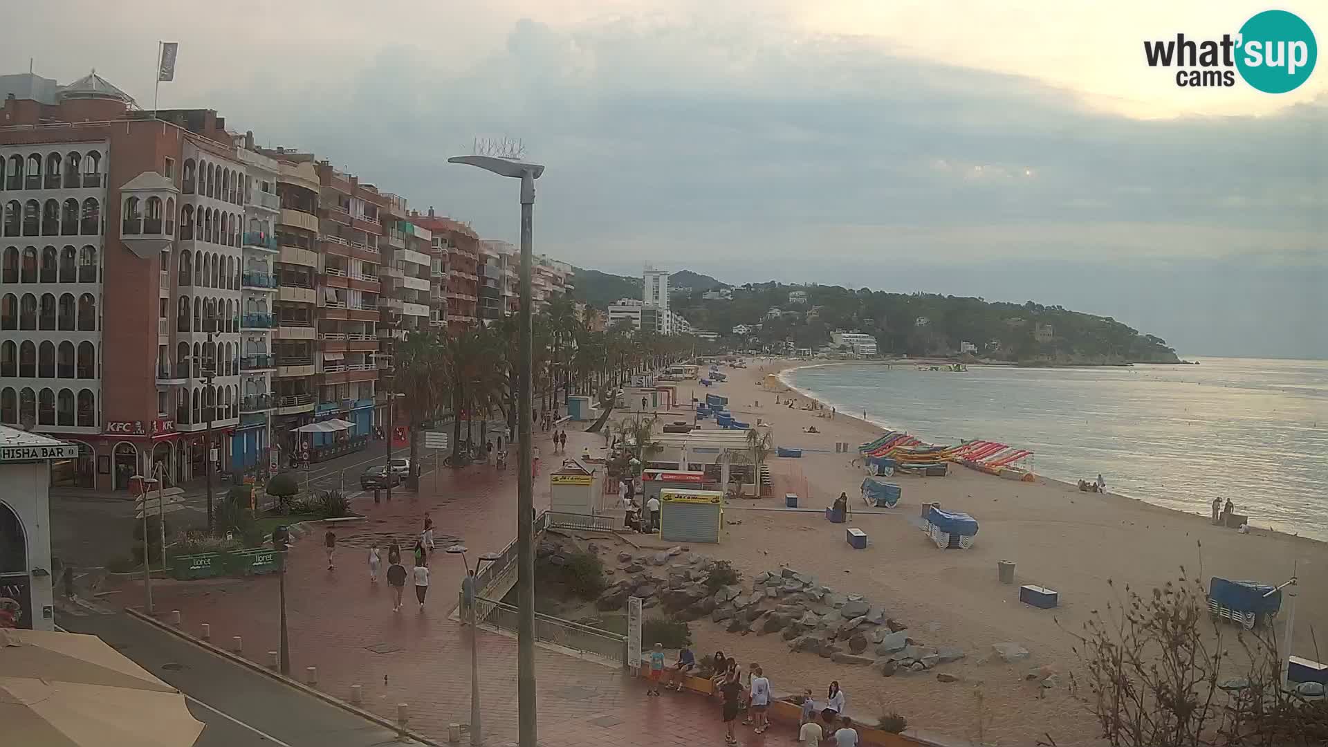 Webcam Lloret de Mar – the main beach – – Costa Brava – Spain