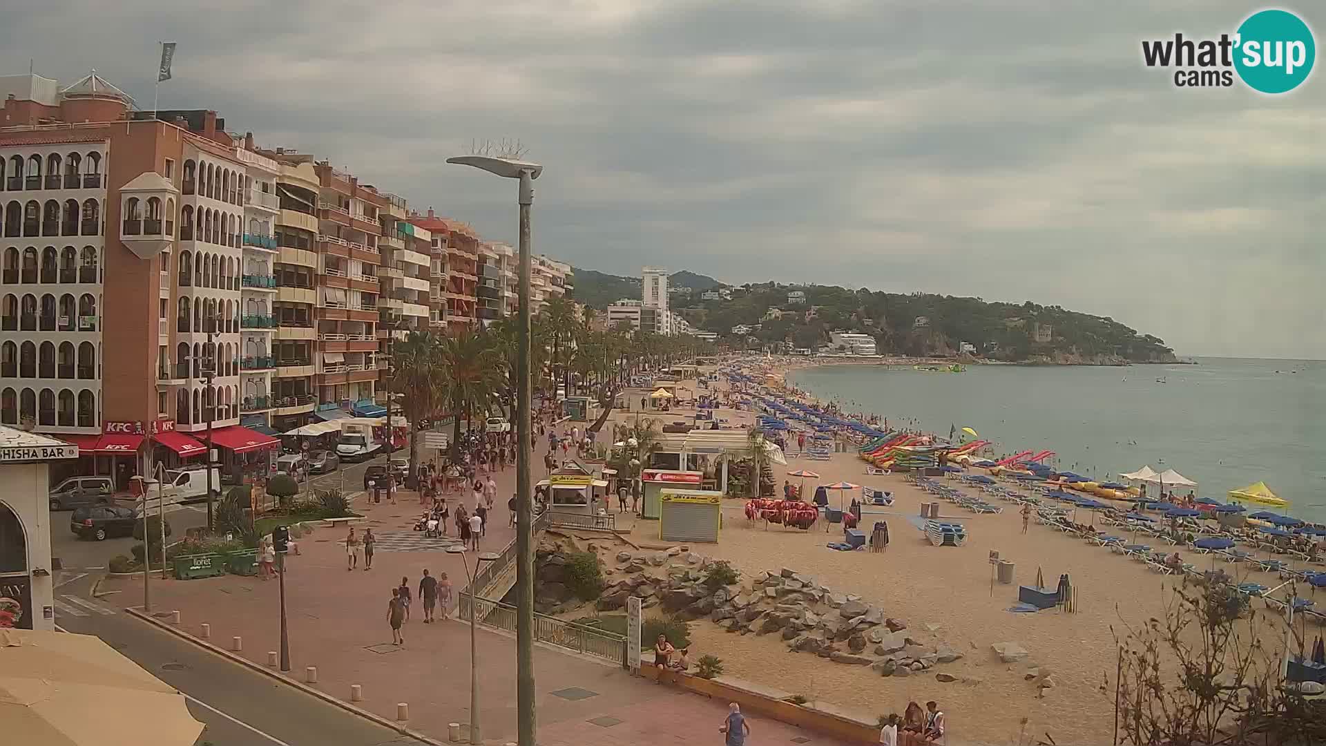 Webcam live Lloret de Mar – la spiaggia principale