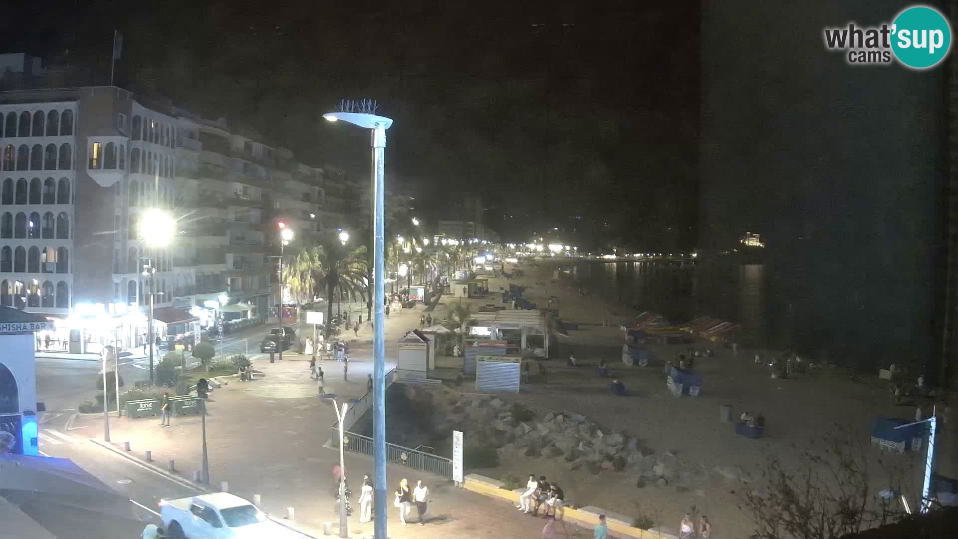 Webcam Lloret de Mar – the main beach – – Costa Brava – Spain