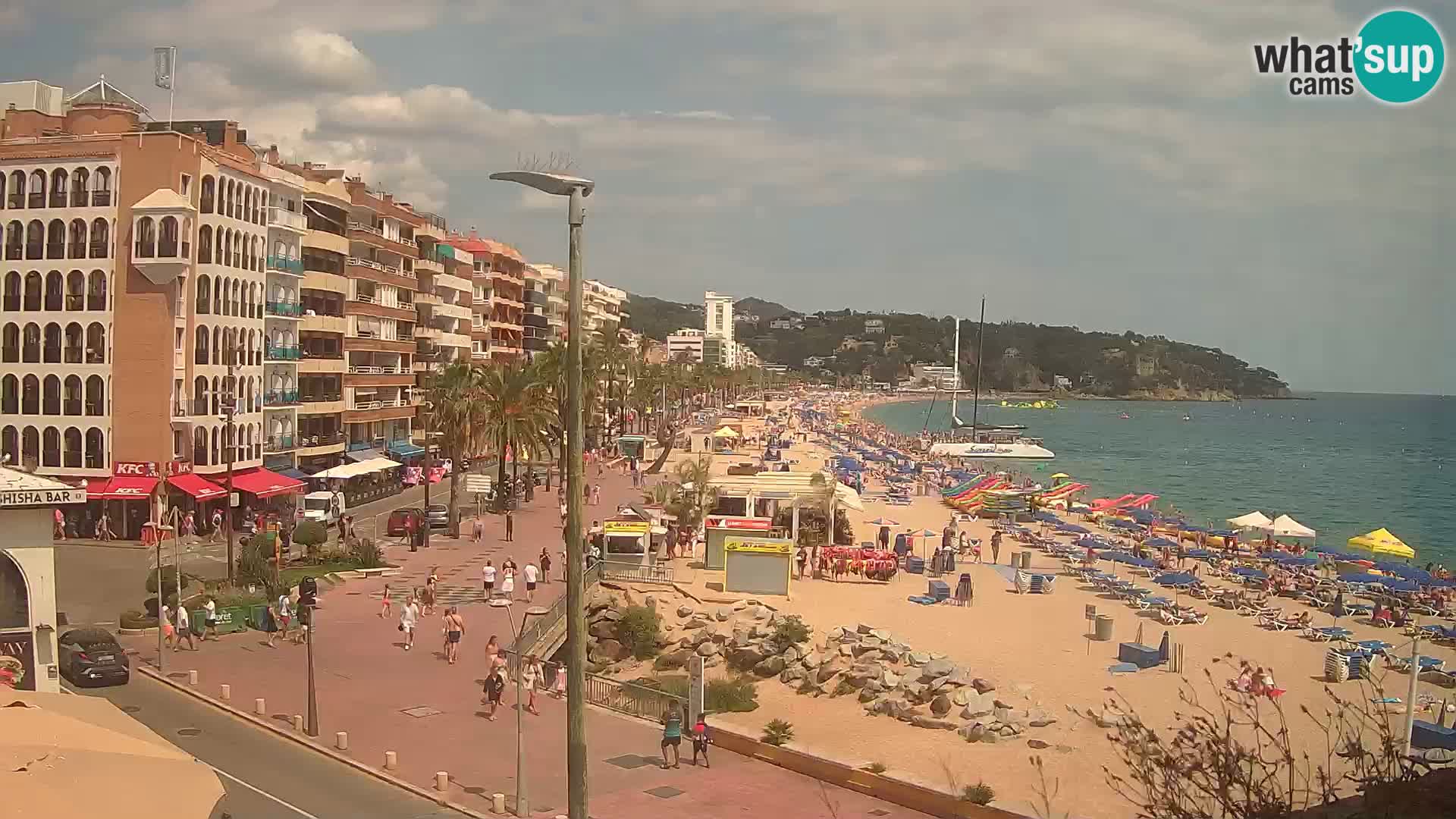 Webcam Live Lloret de Mar – La plage