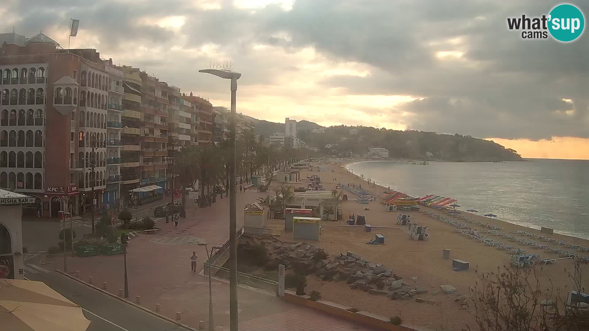 Webcam Lloret de Mar – the main beach – – Costa Brava – Spain