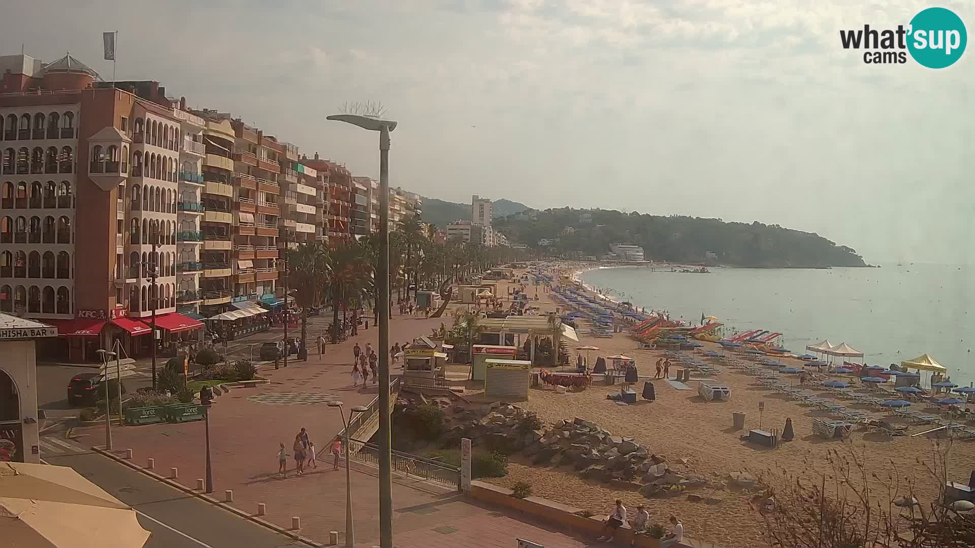 Web kamera Lloret de Mar – plaža
