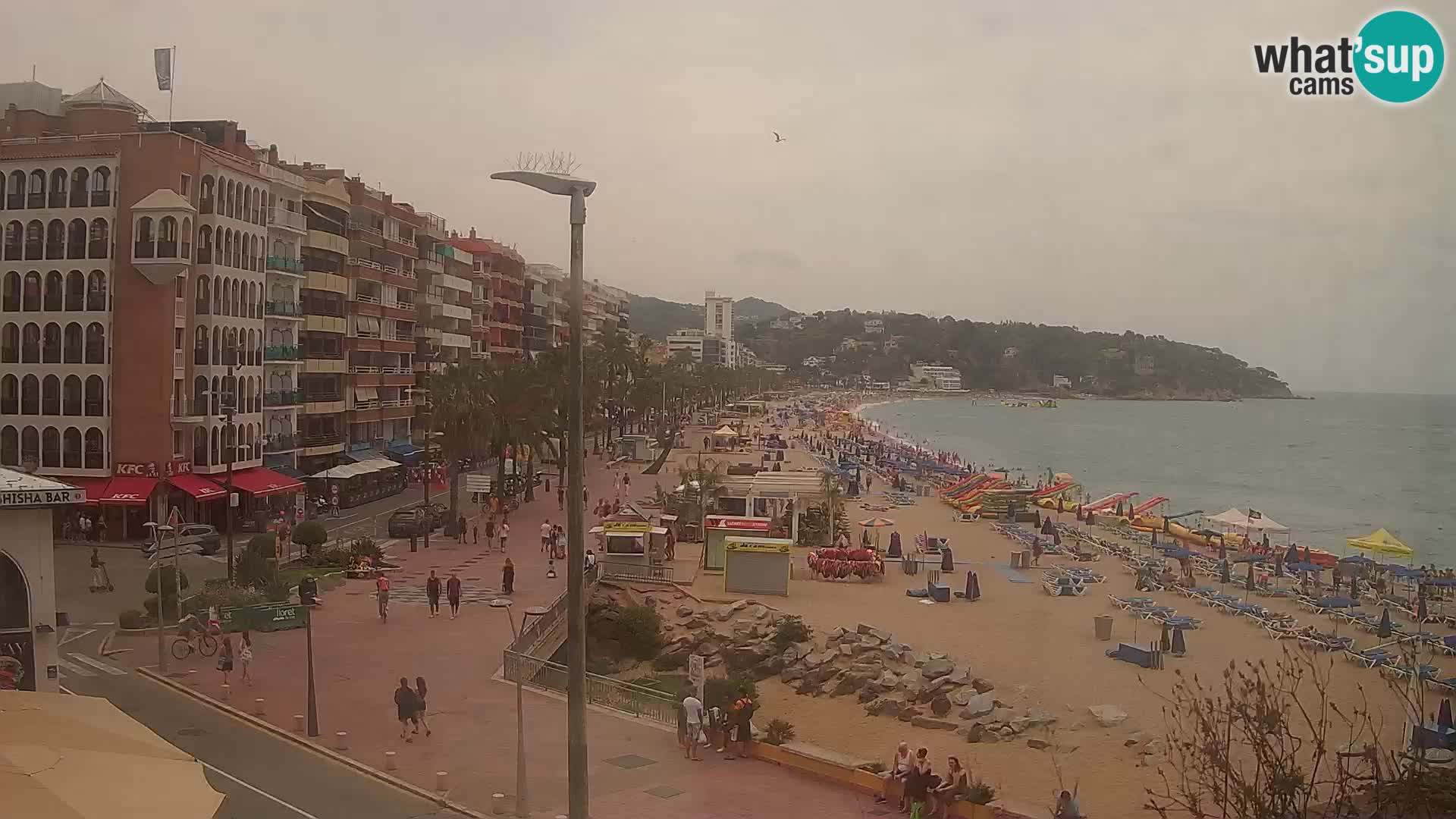 Web kamera Lloret de Mar – plaža