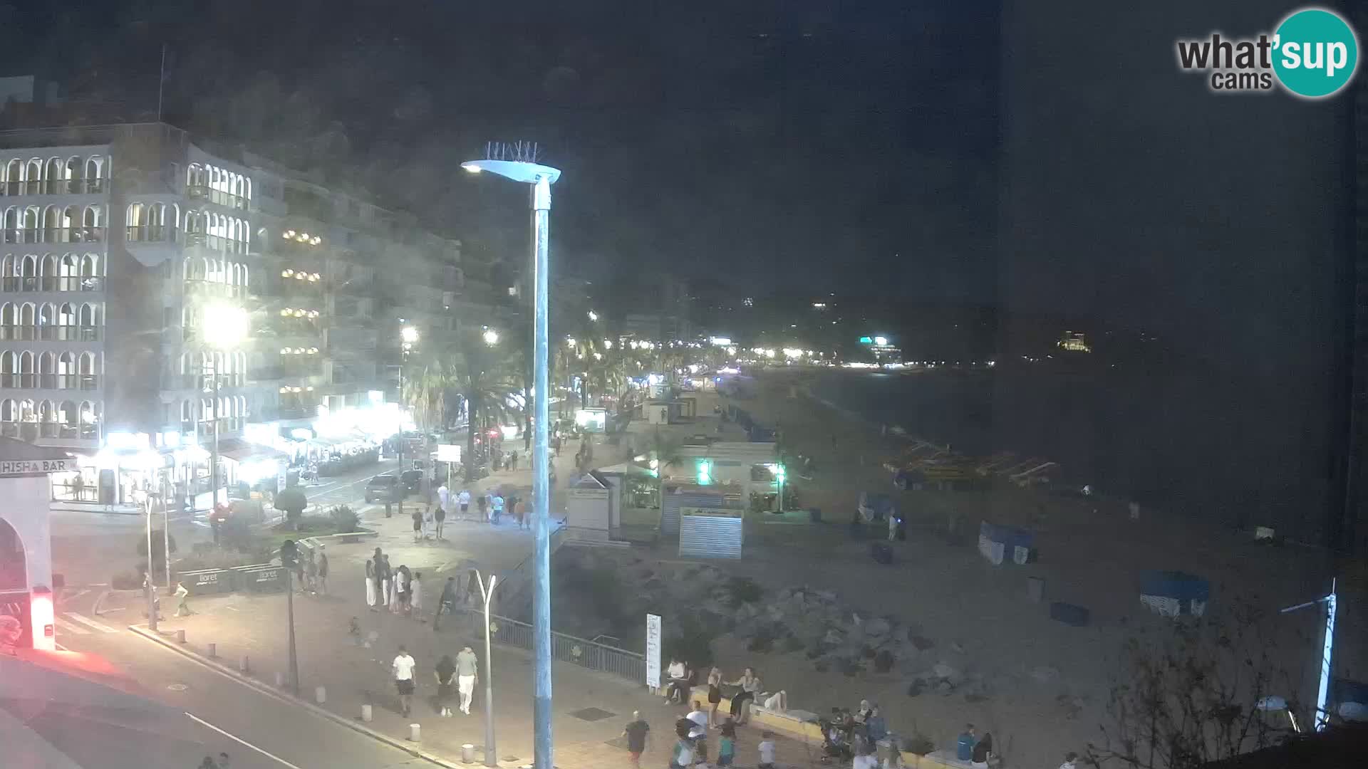 Webcam Lloret de Mar – the main beach – – Costa Brava – Spain