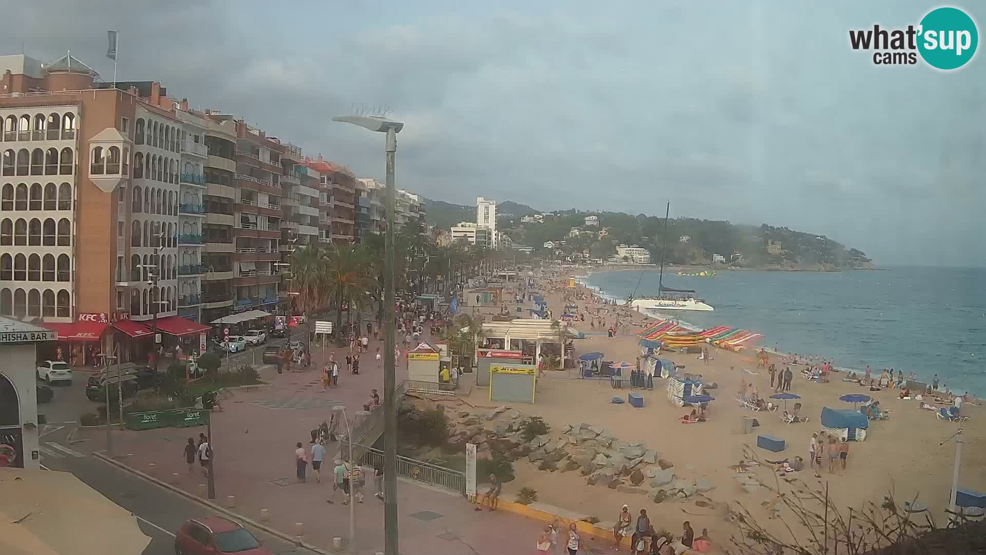 Webcam live Lloret de Mar – la spiaggia principale