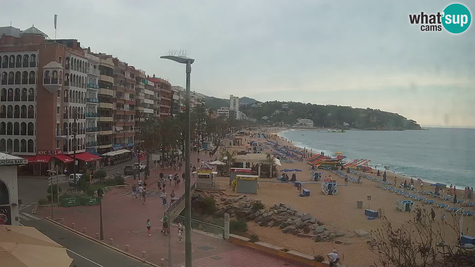Web kamera Lloret de Mar – plaža