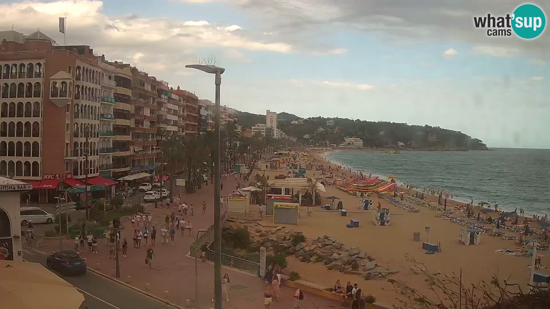 Web kamera Lloret de Mar – plaža