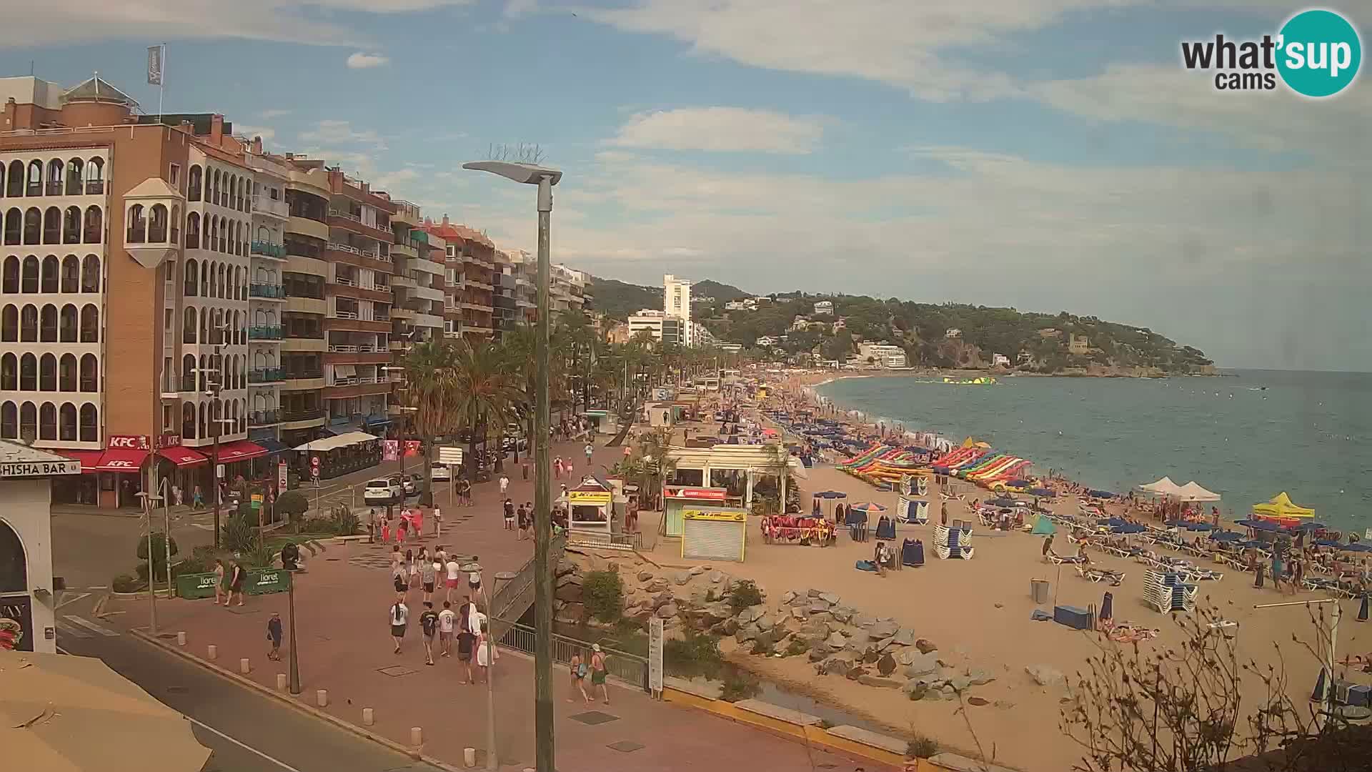 Kamera v živo Lloret de Mar – plaža