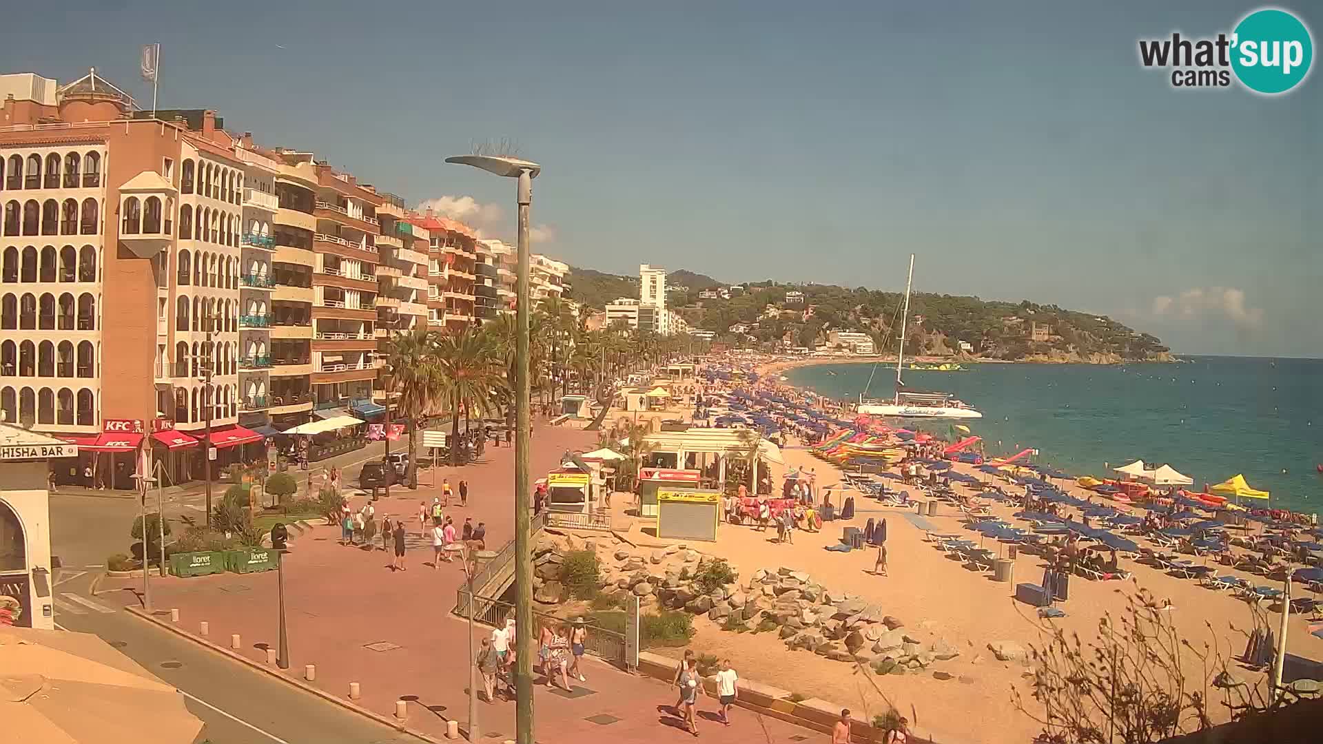 Kamera v živo Lloret de Mar – plaža