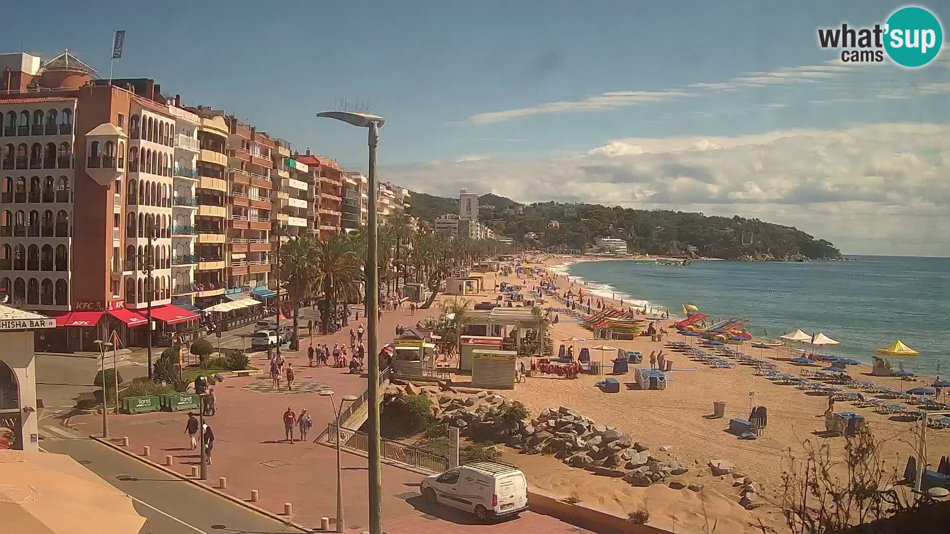 Kamera v živo Lloret de Mar – Glavna plaža