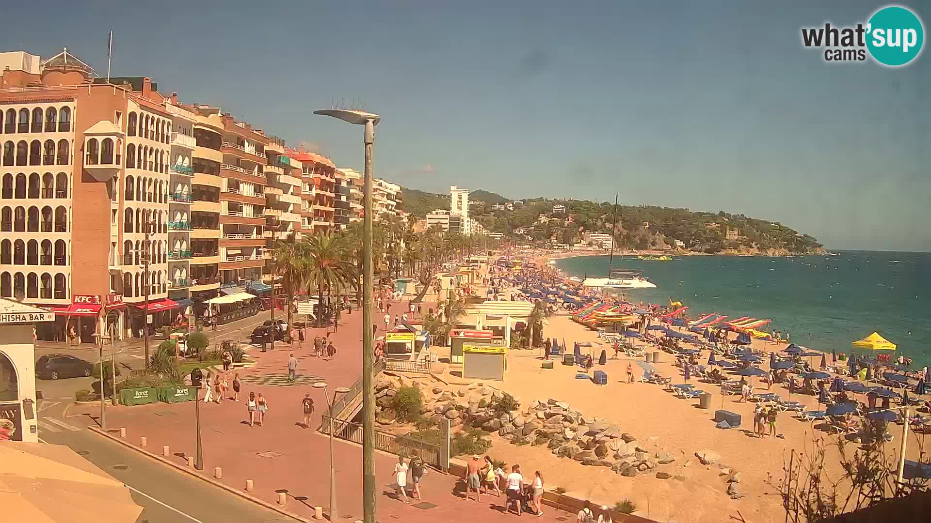 Webcam live Lloret de Mar – la spiaggia principale