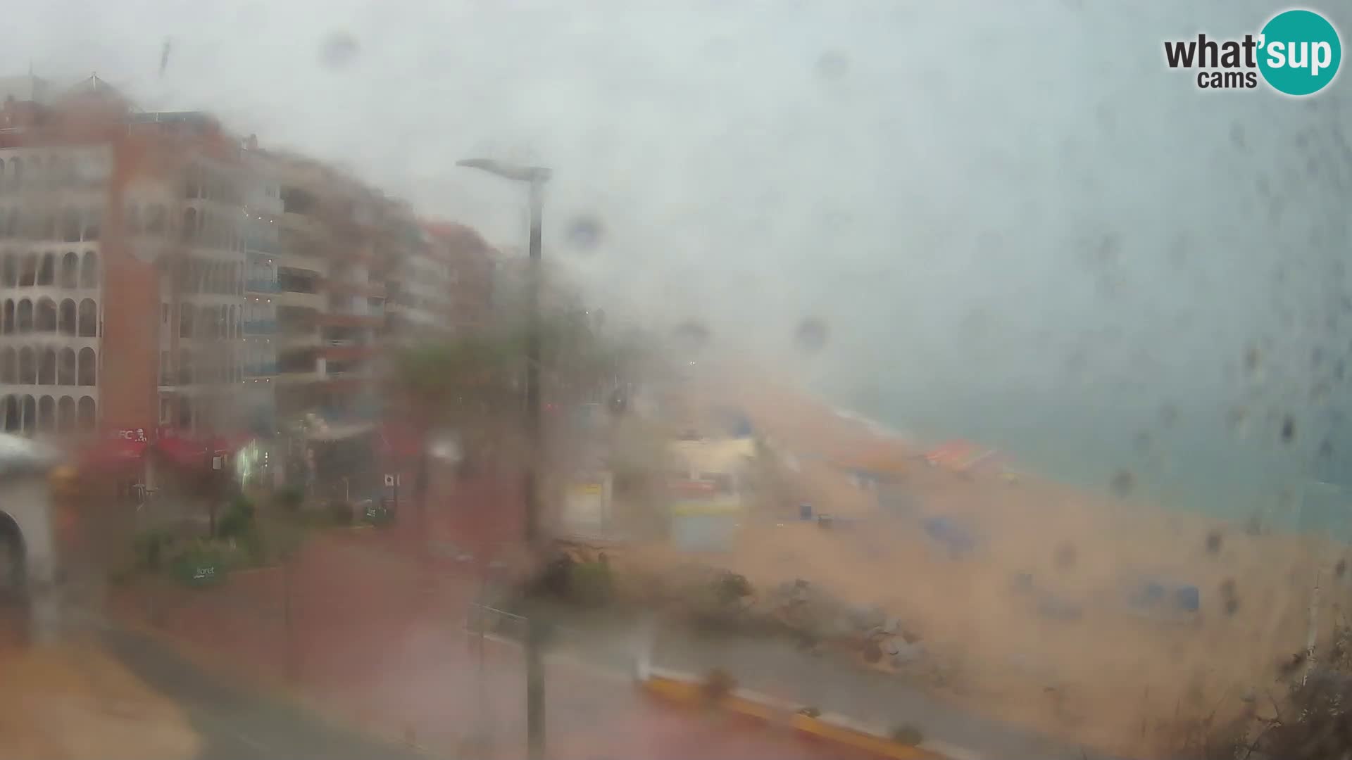 Webcam Lloret de Mar – the main beach – – Costa Brava – Spain