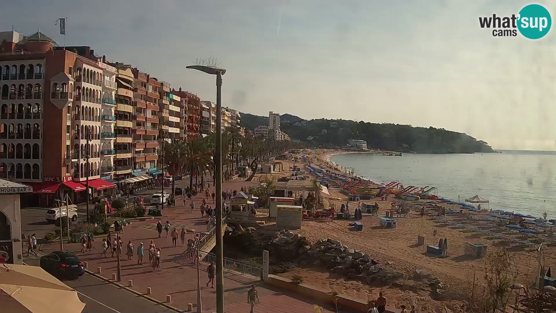 Web kamera Lloret de Mar – plaža