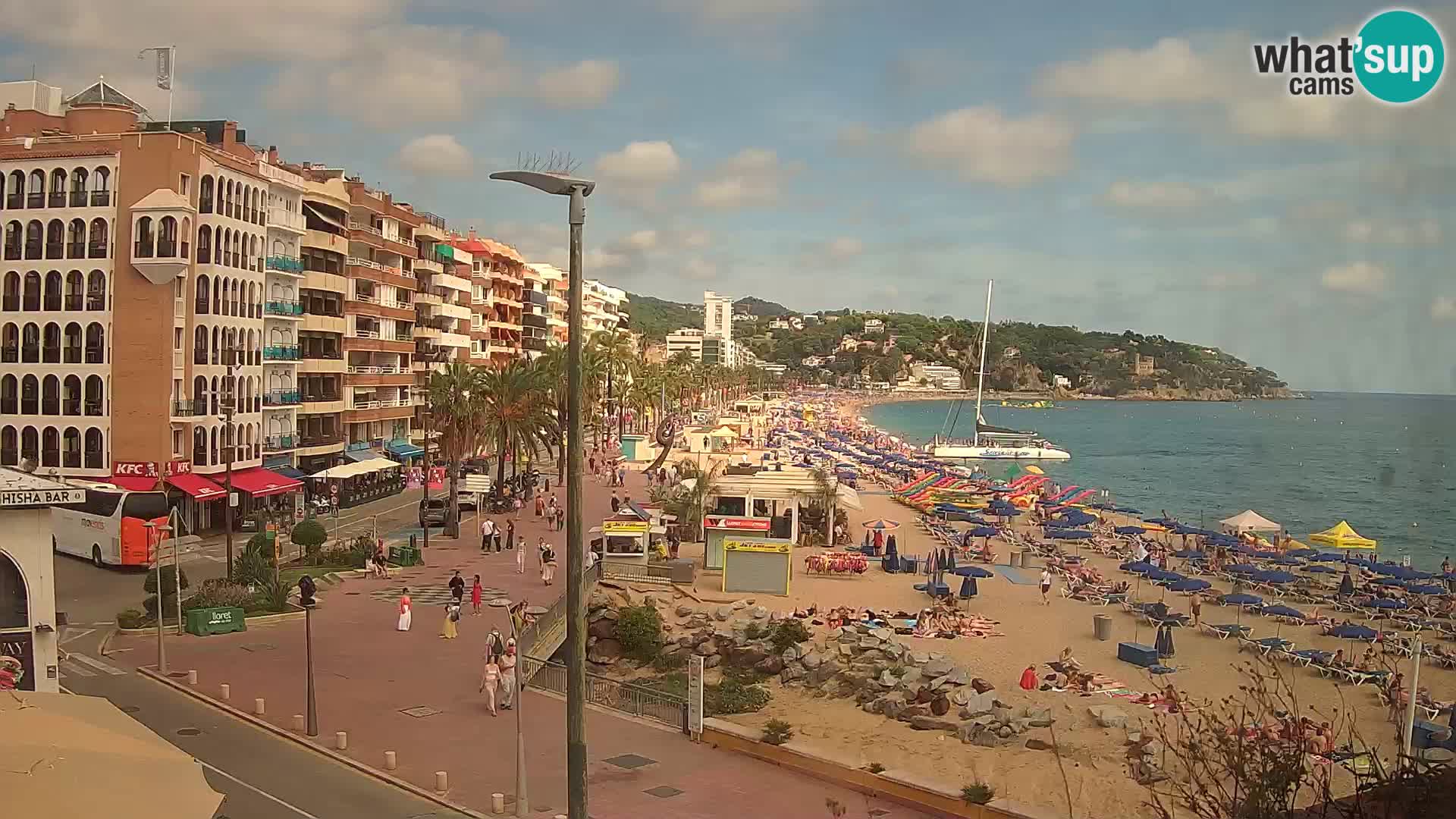 Webcam live Lloret de Mar – la spiaggia principale