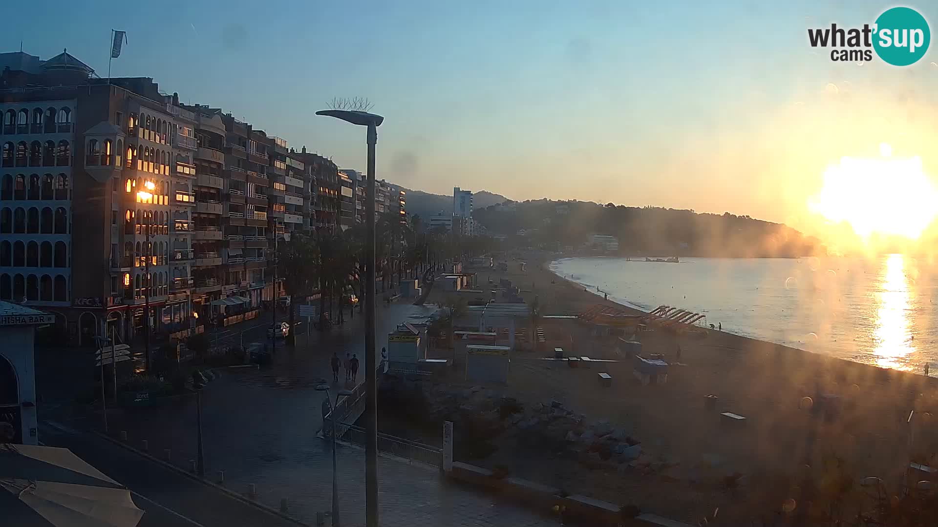 Web kamera Lloret de Mar – plaža