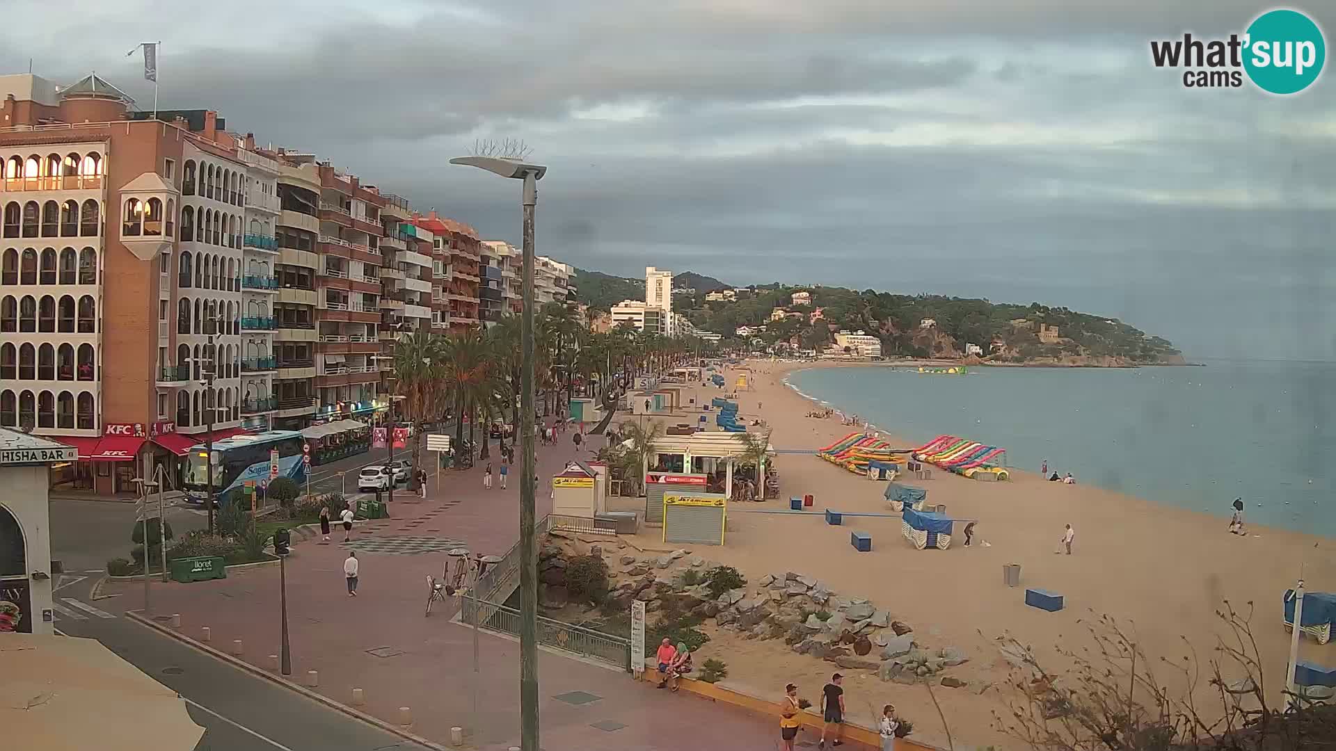 Webcam Lloret de Mar – the main beach – – Costa Brava – Spain