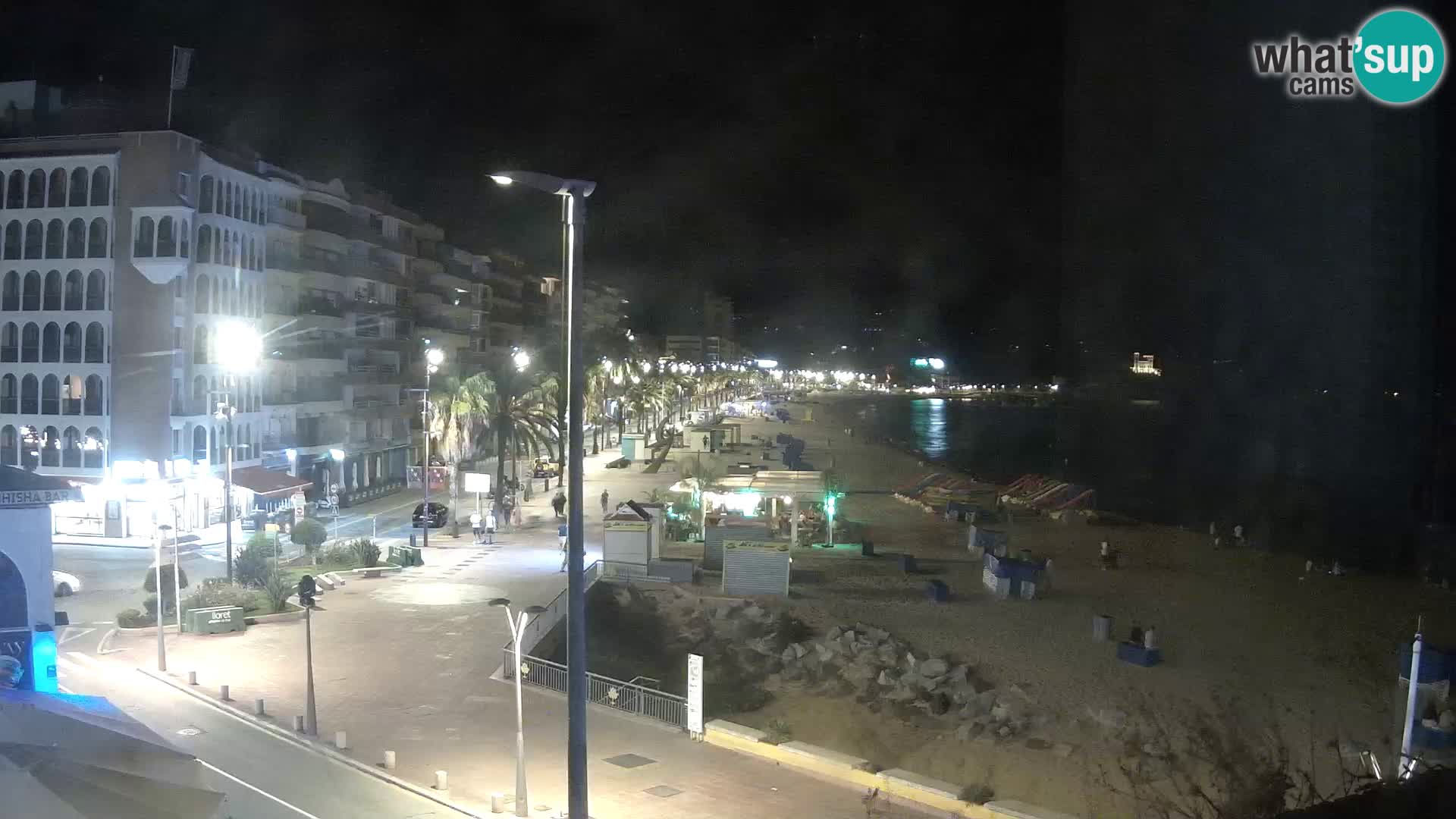 Webcam Lloret de Mar – the main beach – – Costa Brava – Spain