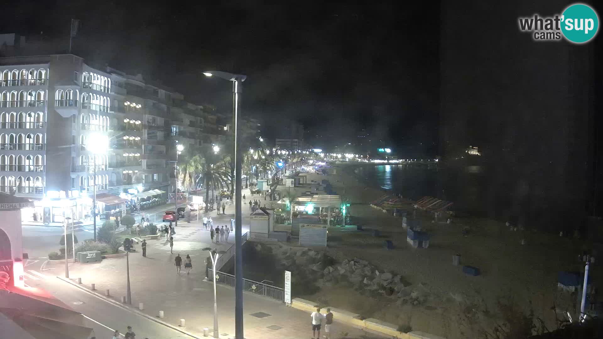 Webcam Lloret de Mar – the main beach – – Costa Brava – Spain