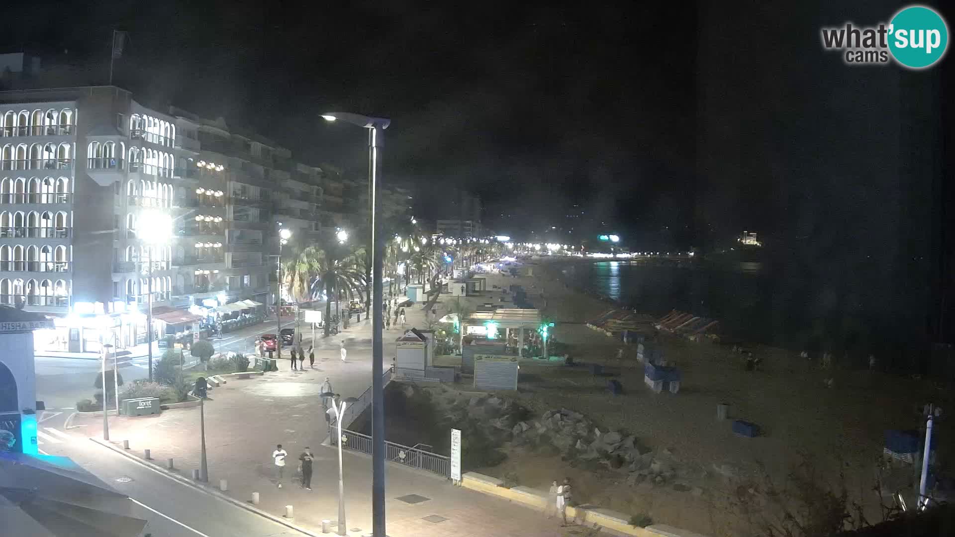 Webcam Lloret de Mar – the main beach – – Costa Brava – Spain