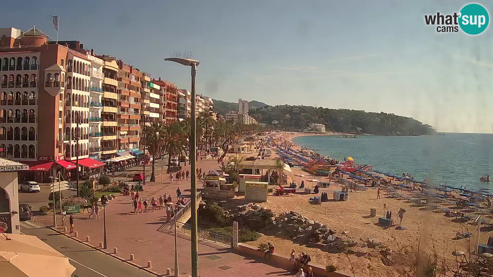 Kamera v živo Lloret de Mar – plaža