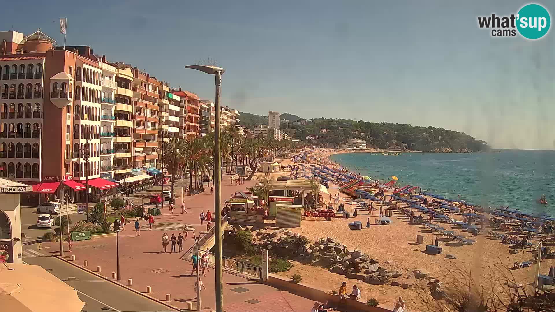 Webcam Live Lloret de Mar – La plage