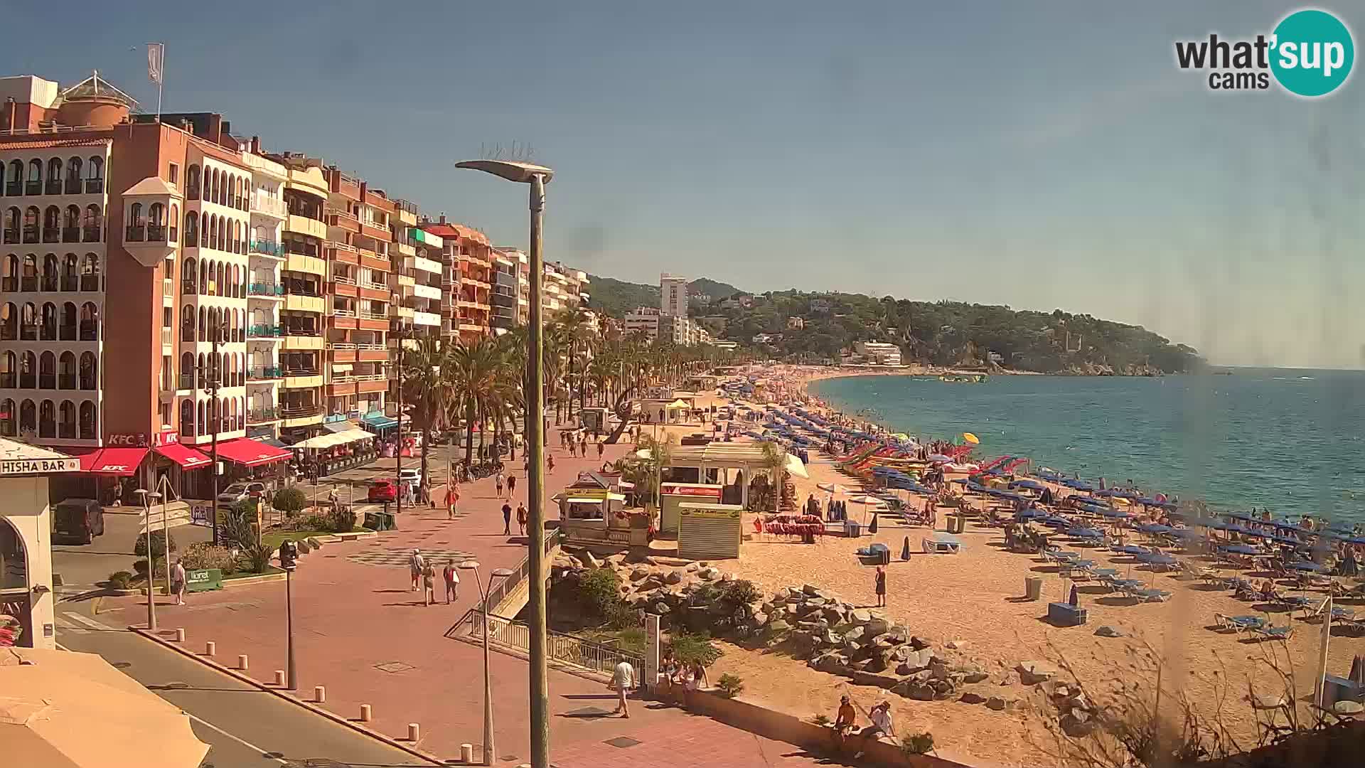 Web kamera Lloret de Mar – glavna plaža