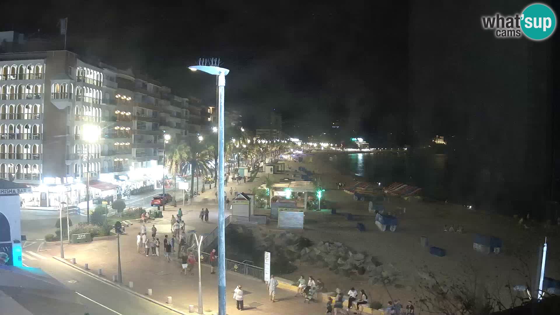 Webcam Lloret de Mar – the main beach – – Costa Brava – Spain