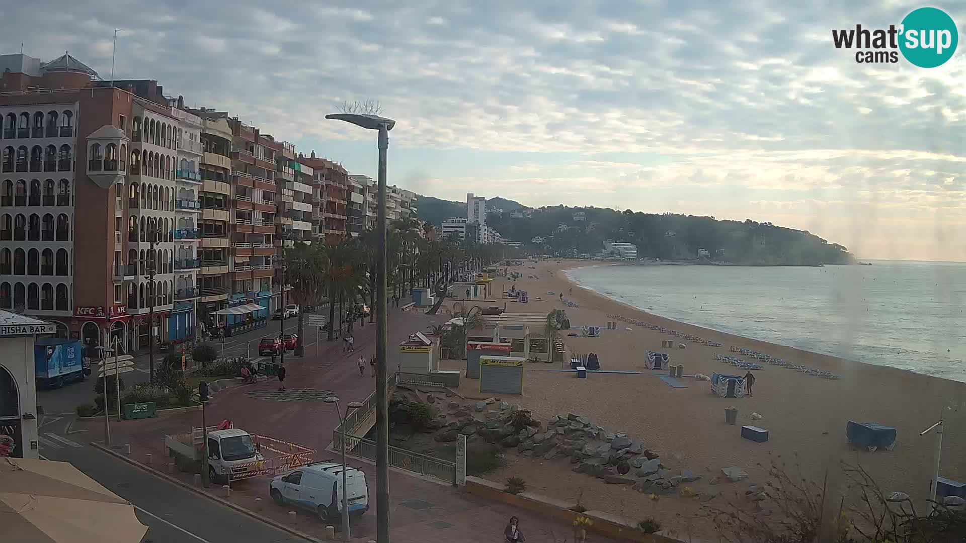 Webcam Lloret de Mar – the main beach – – Costa Brava – Spain