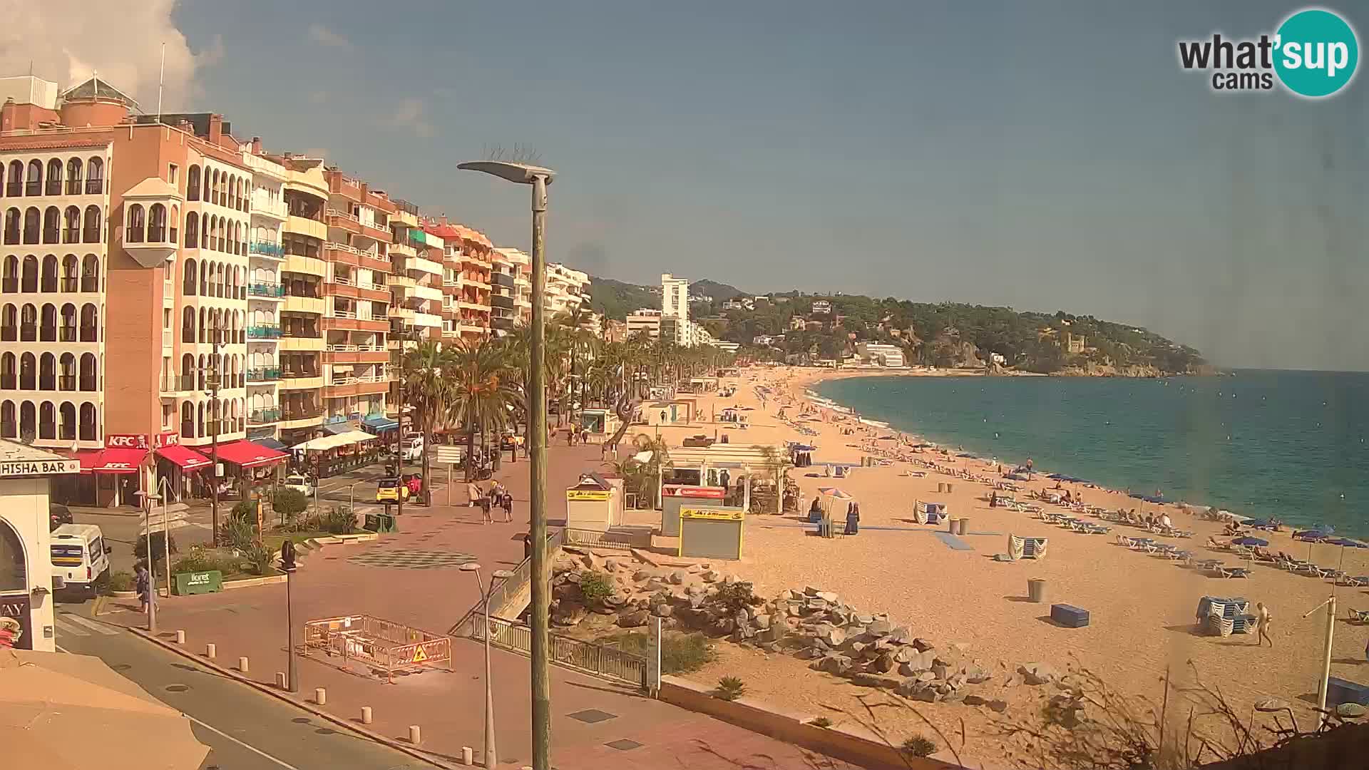 Webcam live Lloret de Mar – la spiaggia principale