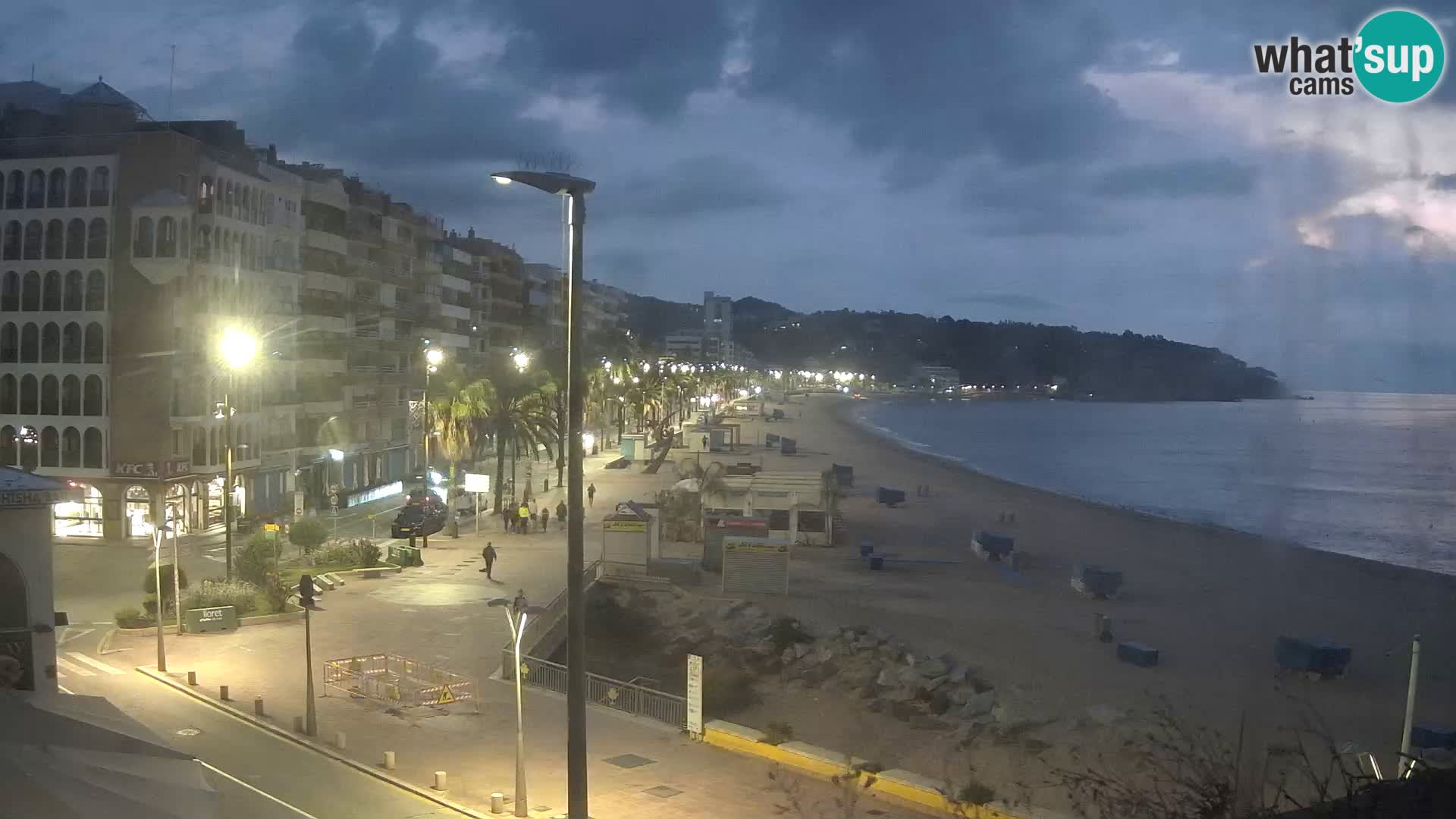 Webcam Lloret de Mar – the main beach – – Costa Brava – Spain