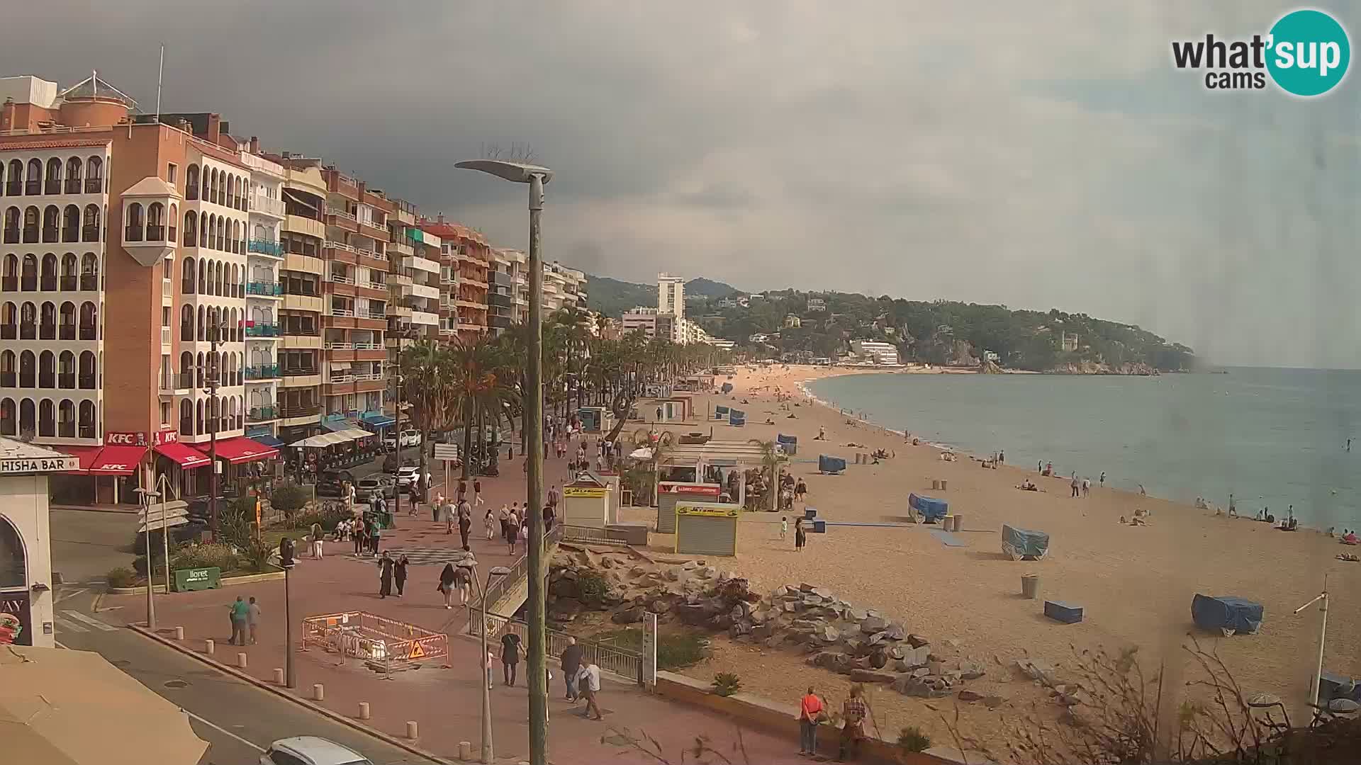Webcam Lloret de Mar – the main beach – – Costa Brava – Spain