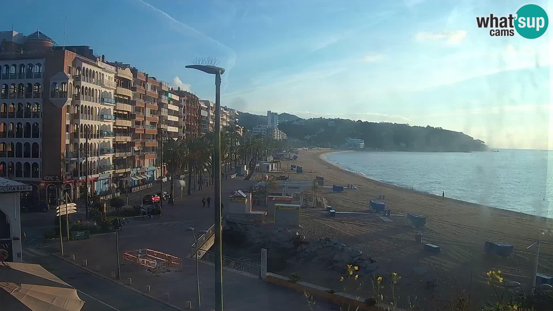 Webcam Lloret de Mar – the main beach – – Costa Brava – Spain
