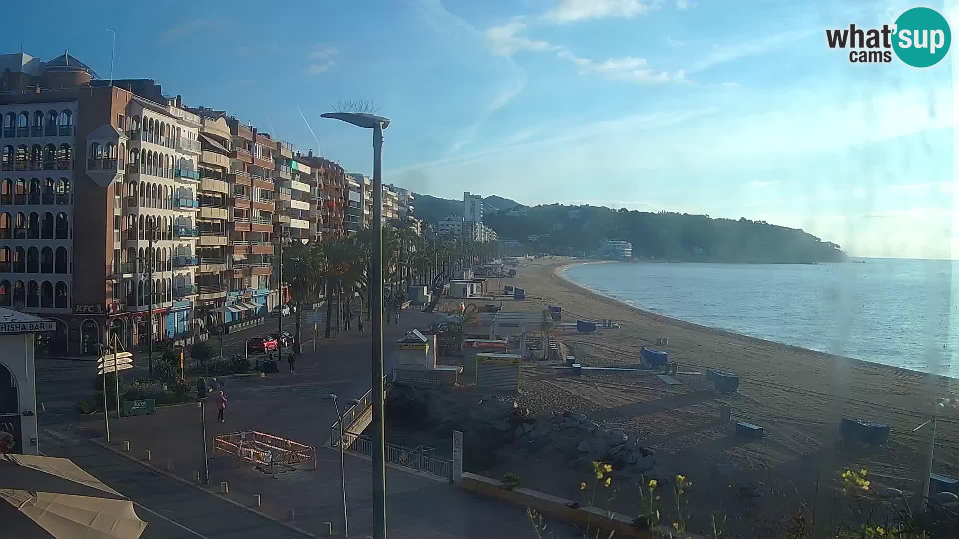 Web kamera Lloret de Mar – plaža